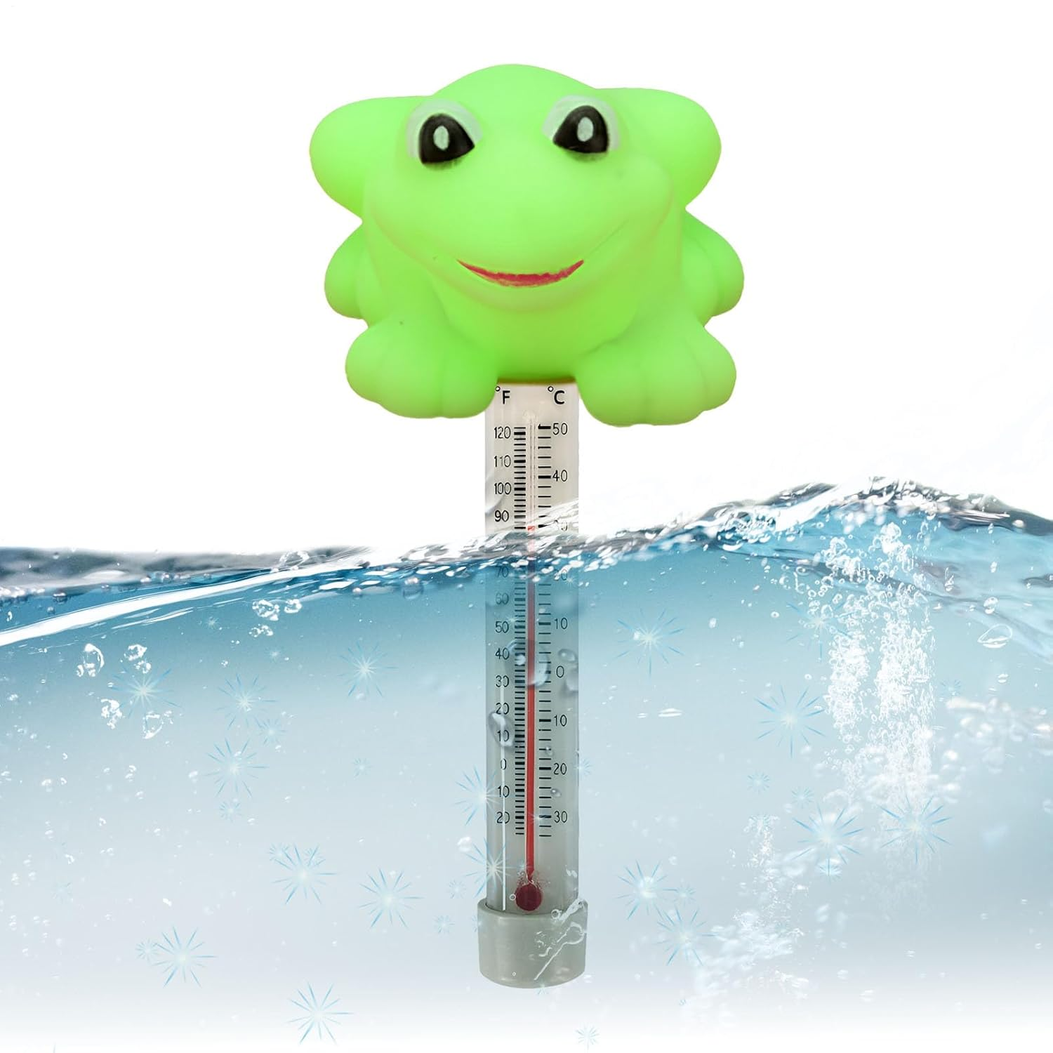 Temperature Gauge for Pool, Tub Thermograph, Accurate Floating Temperature Gauge for Outdoor and Indoor Pools, Spas, Hot Tubs, Aquariums