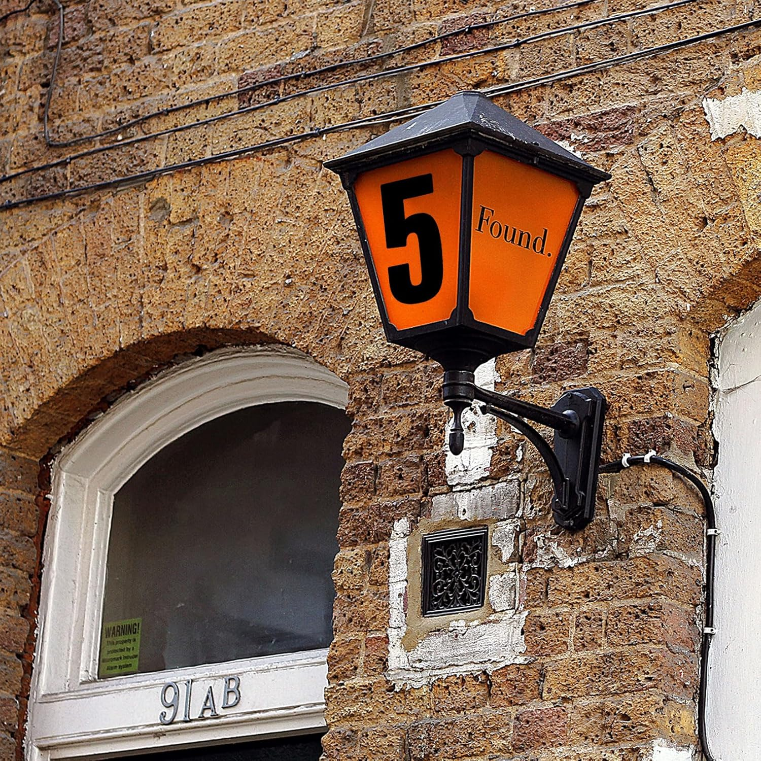 5 Inch Vinyl Number Stickers,88 Pieces Self-Adhesive Large Numbers 0-9 and Punctuation Sticker for Mailbox,House Nummber,Inventory Classification and Marks,8 Sheets Black image number 6