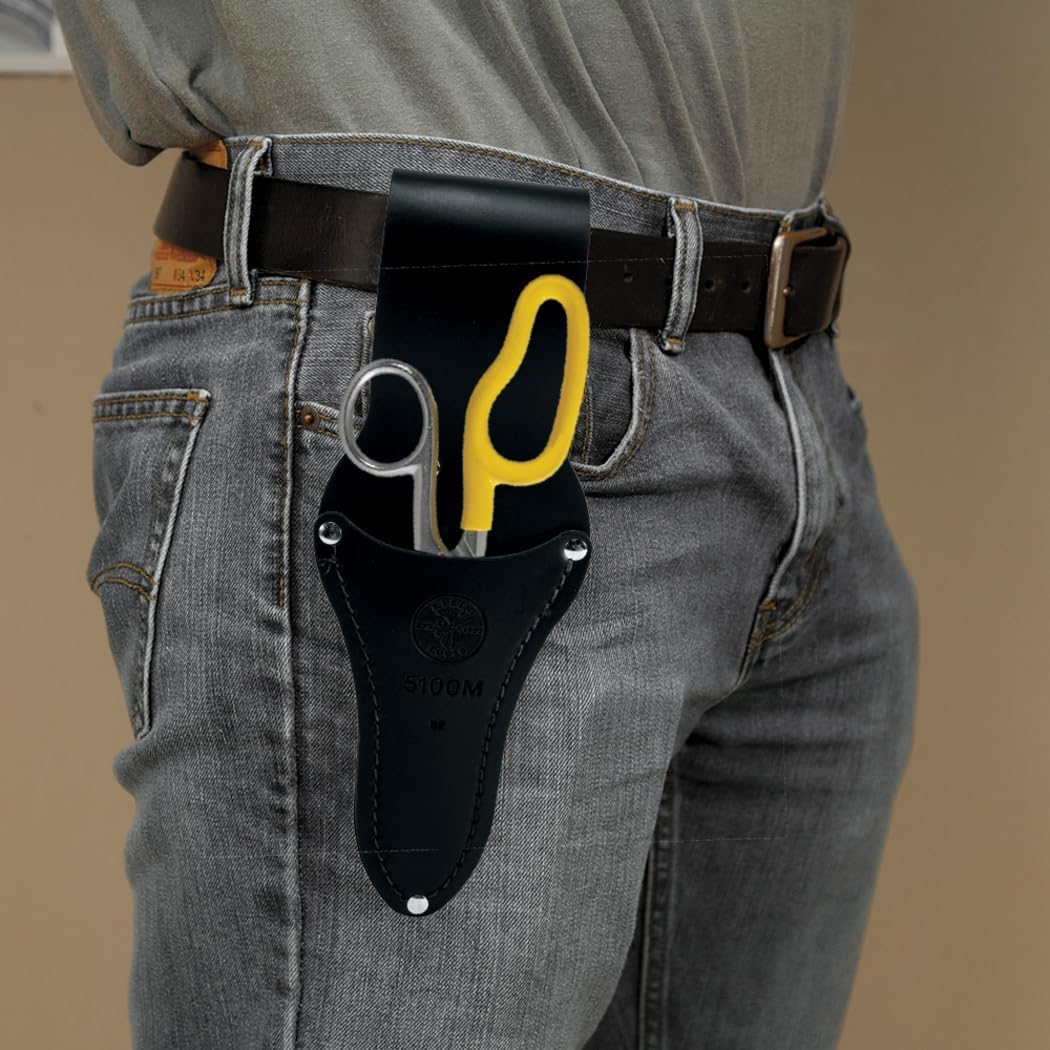 Klein Tools 21010-6-SEN Free-Fall Snip, Scraper, File, Serrated Blades, Made in USA image number 2