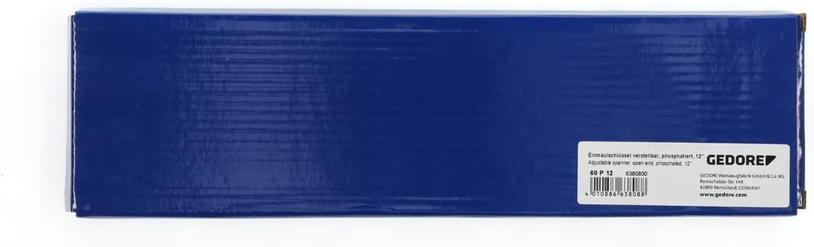 Gedore Phosphated Adjustable Open End Spanner, 12-Inch Length image number 2