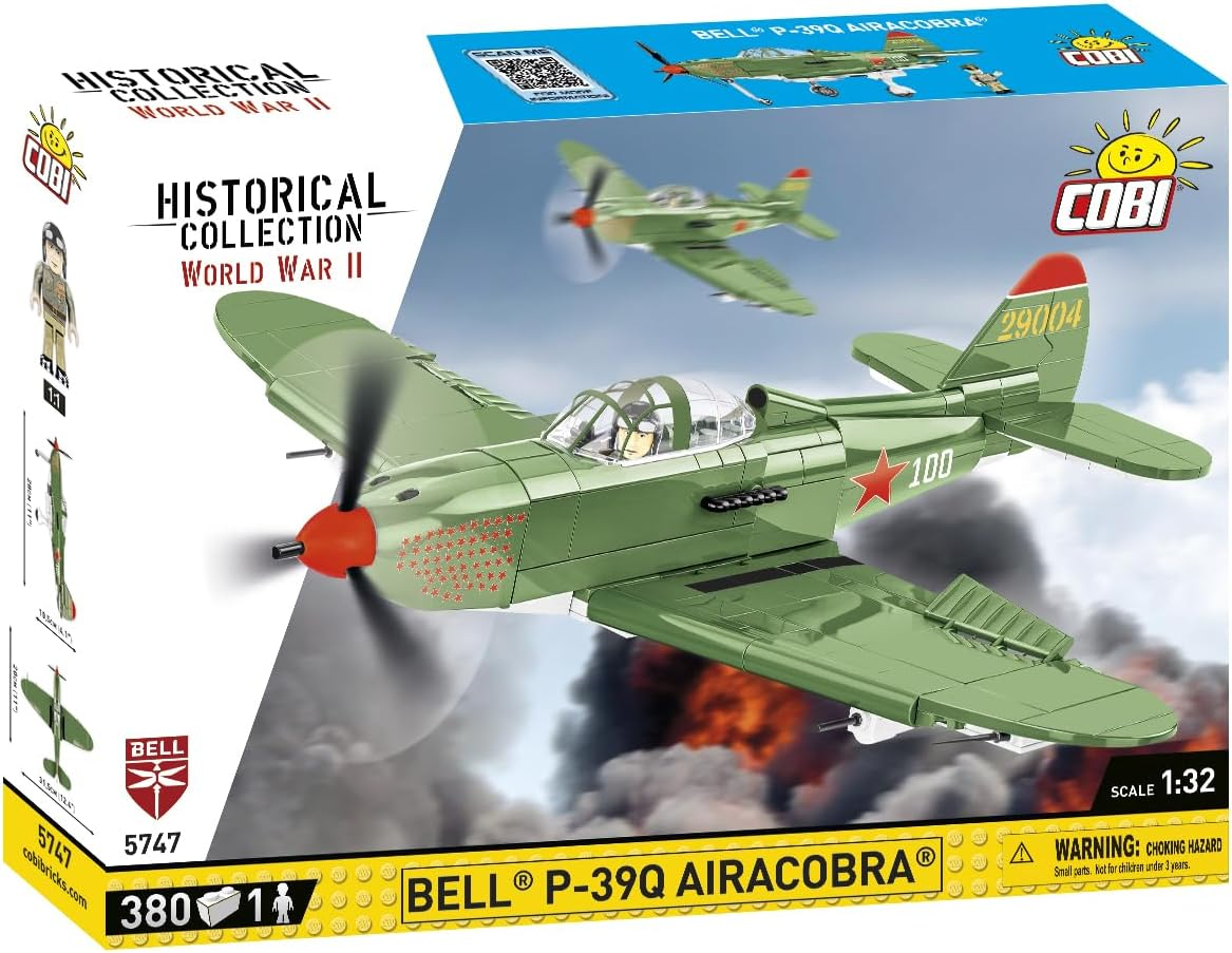 WW2 - Bell P-39Q Airacobra (Soviet) 380 Pcs image number 1