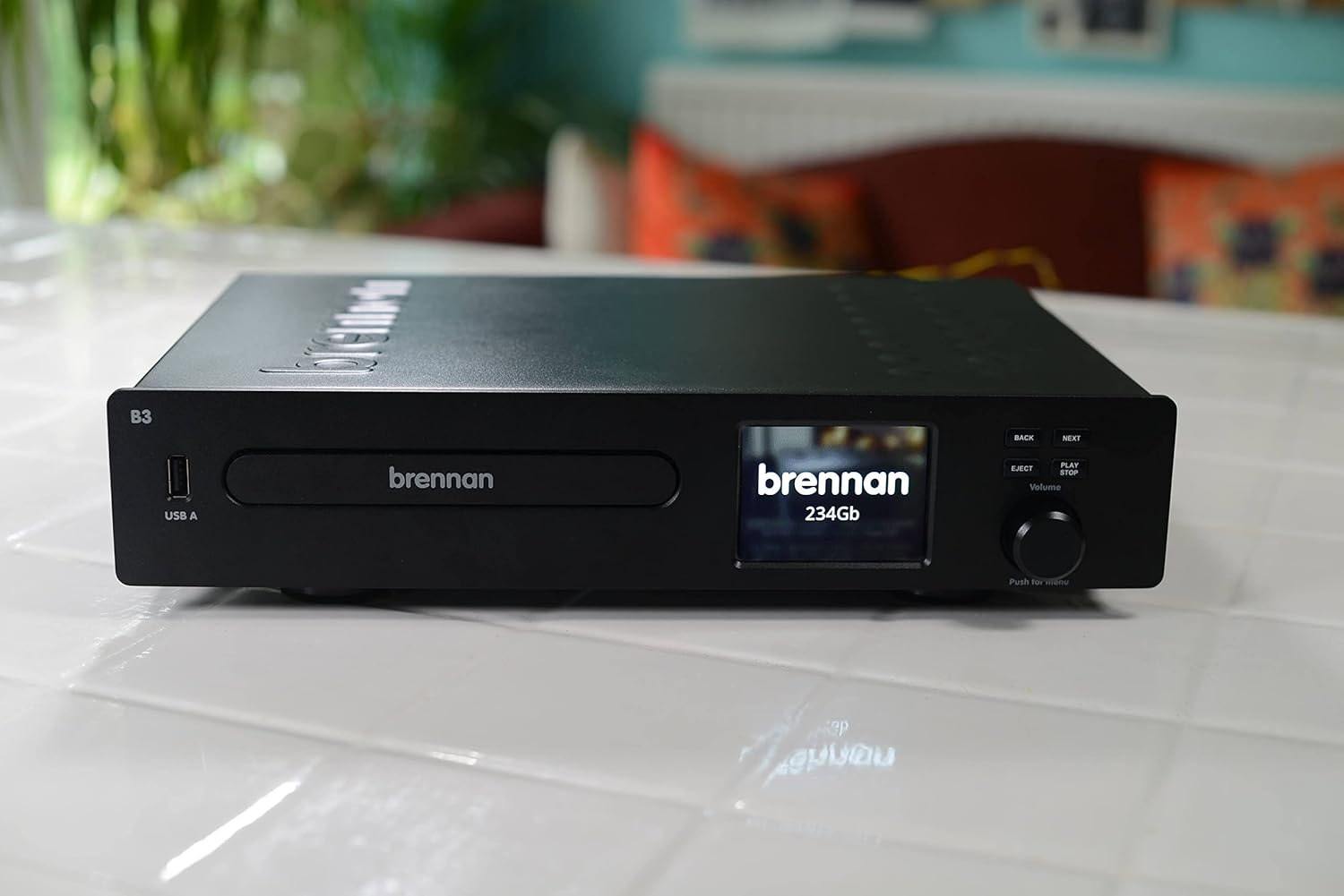 Brennan B3 (480G SSD Black) Hifi - Hard Disk CD Ripper & Recorder, Storage and Player with Bluetooth, Youtube, Internet Radio, Stereo Power Amplifier, NAS, Wav, Lossless (FLAC) and MP3. image number 3