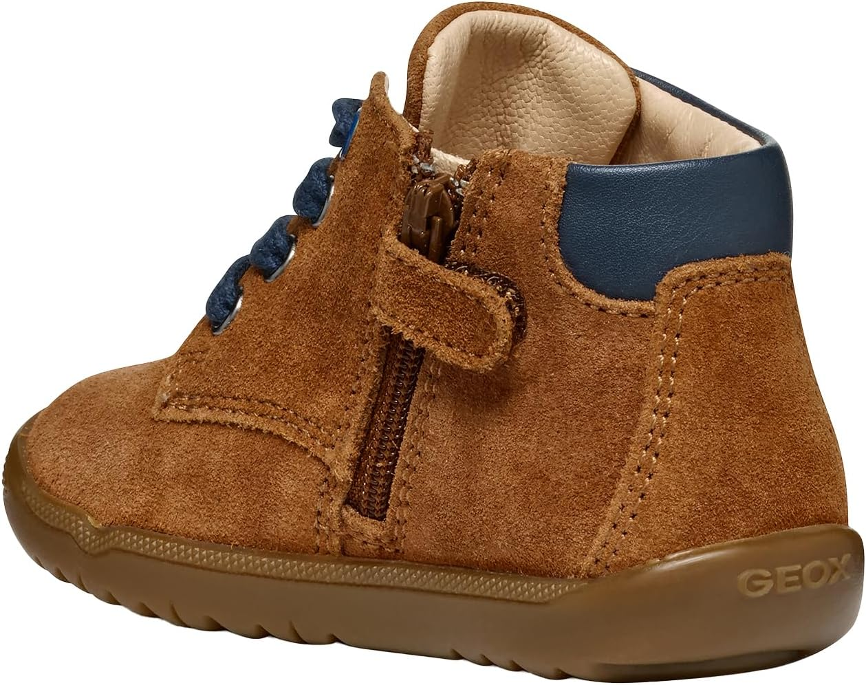 Geox Baby Boy'S B Macchia First Steps, Coffee, 6 UK Child image number 4