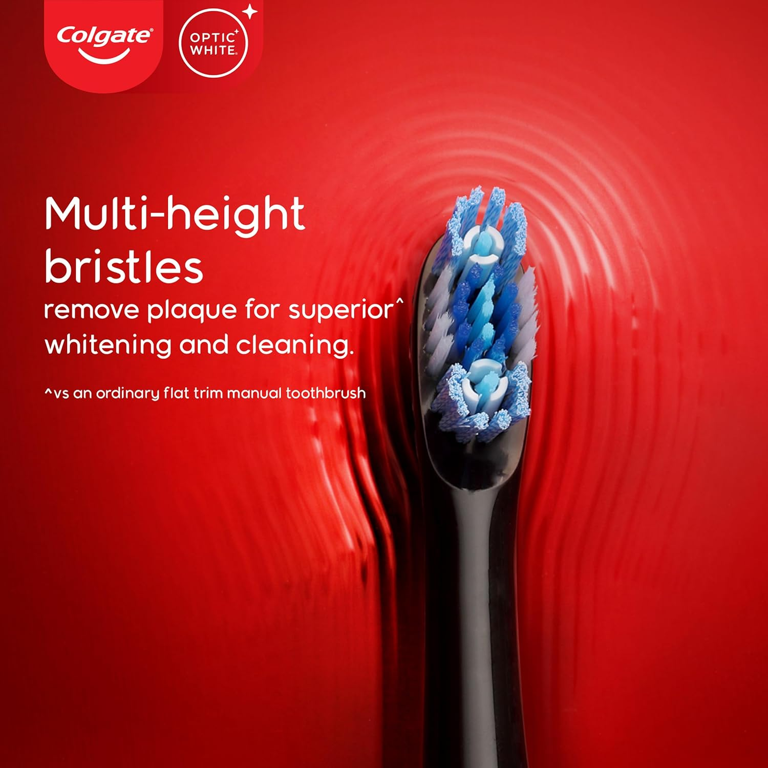 Colgate Optic White Powered Toothbrush Soft Refill 2 Pack image number 2