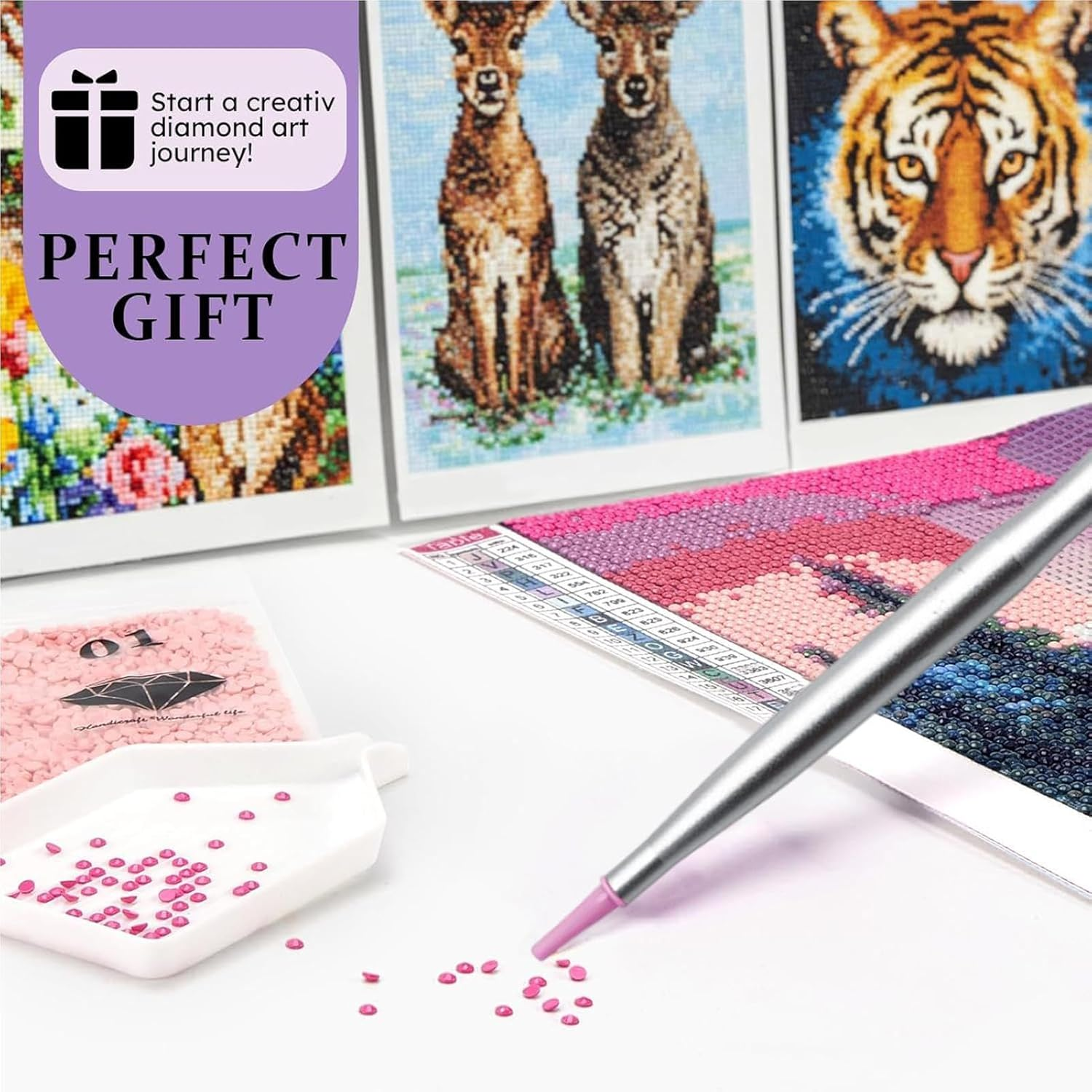 Nail Dotting Tool, USB Electric Vacuum Nail Dotting Pen, ABS Material, Versatile, Accurate Placement, Craft Accessories for Beginners, Adults, Children, Crafts and Creations, 5.91 Inches image number 5