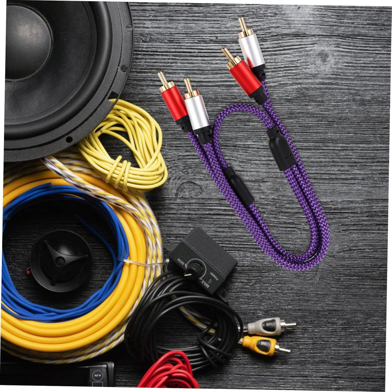 Tofficu High-Fidelity Audio Cable for Car and Home Theater Speaker Connections Play Amp Power Wire with Transmission for Enhanced Sound Experience image number 5