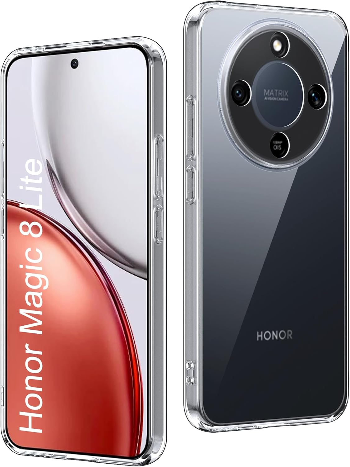 CAUHENYEE Transparent Case for Oneplus Nord CE5 5G Mobile Phone Case, Thin, Soft, Transparent TPU Case, Scratch-Resistant, Shockproof