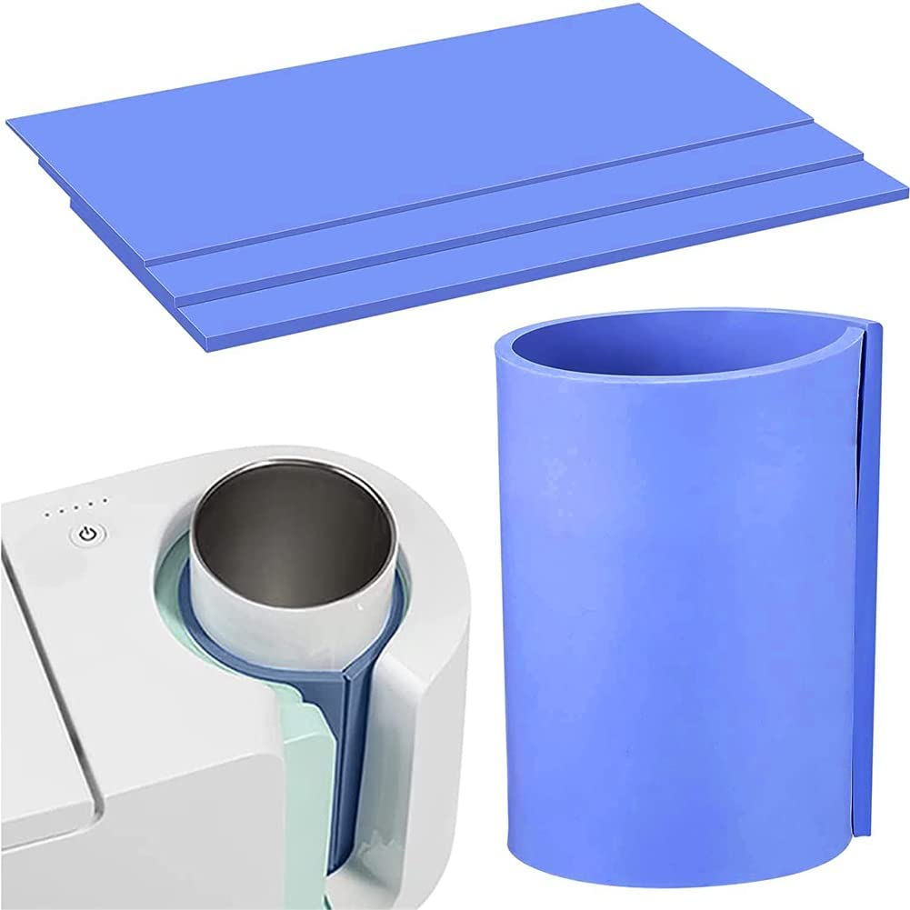Oidnvay 3 Pcs Sublimation Tumbler Wrap Silicone Sheets with Mug Press Bundle Accessories and Mug Press Sublimation Machine image number 5