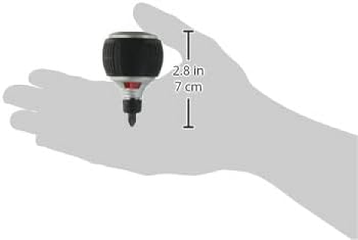 ANEX Ratchet Screwdriver, Replaceable Starby Minista 72, No.307-D, Can Be Fixed (Thick Grip for Easy Grip, Easy to Put Strength) Ball Type, Pocket Size image number 1