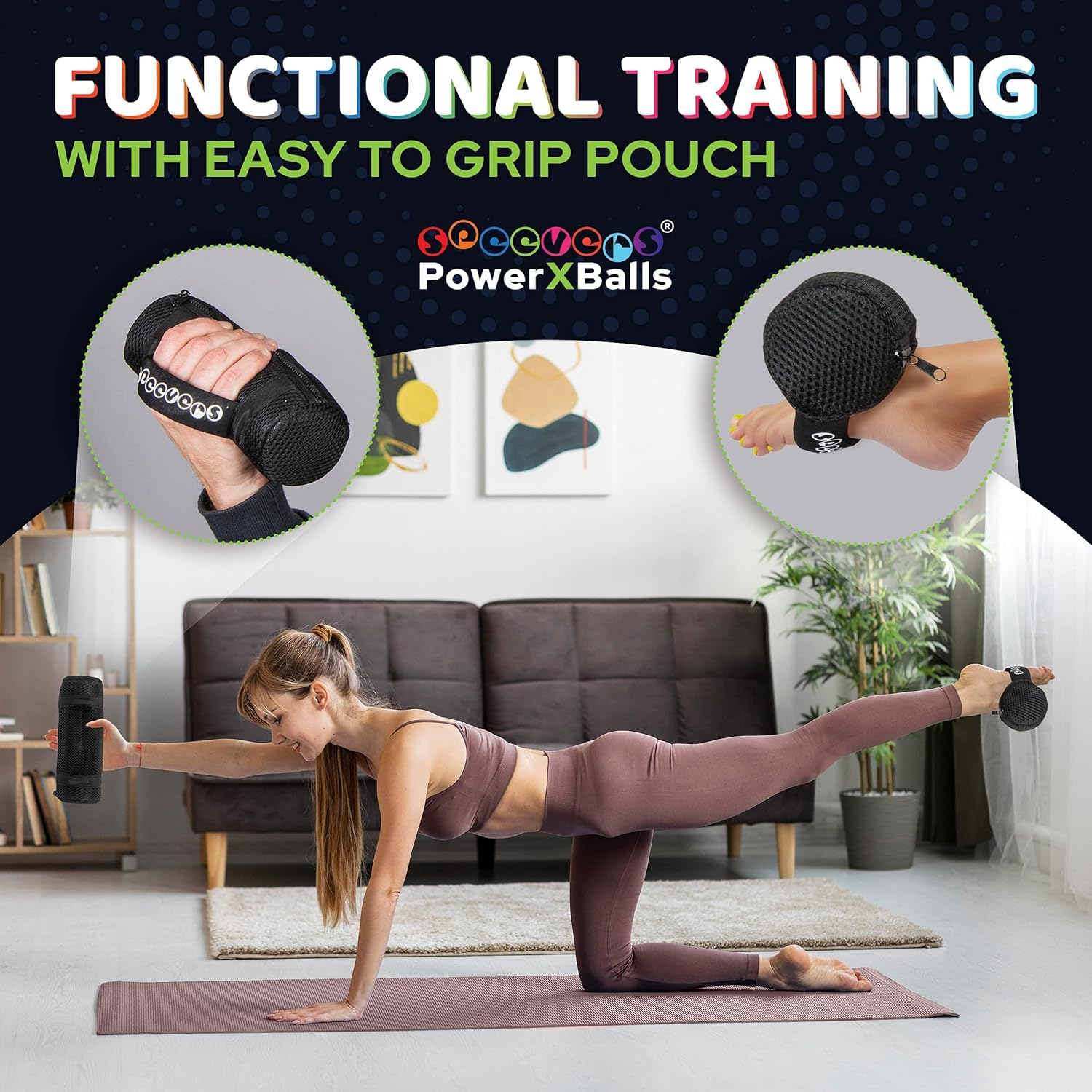 Juggling Balls for Beginners and Professionals Set of 3 Xballs, 2 Layers of Net and Carry Case, Juggle Balls for Adults and Kids (Black - Yellow, 650G) image number 2