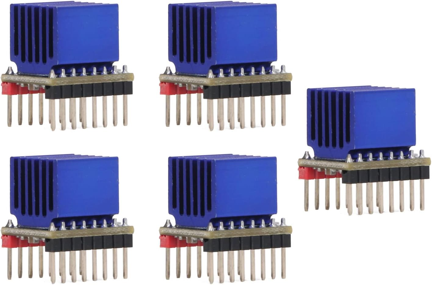 Stepper Motor Driver, TMC2209 V2.0 5 Sets Driver Module Ultra Quiet Stepper Motor Driver Module 2.5A Uart Nema17 Step Motor Driver Board Powerful 3D Printer Parts for TMC2208 image number 6