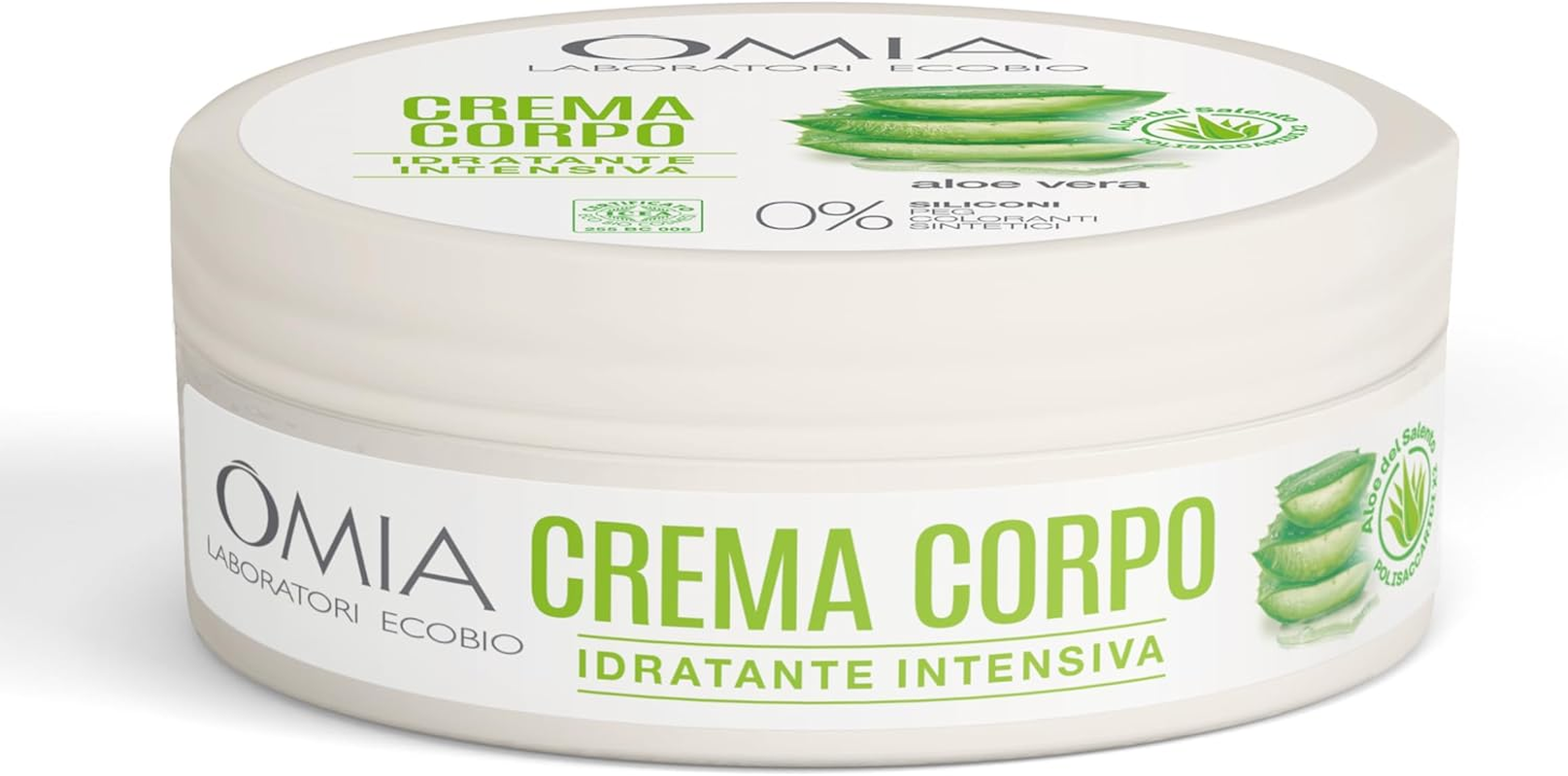 Omia Crema Corpo Eco Bio Con Aloe Vera Del Salento, Giara 150 Ml image number 2