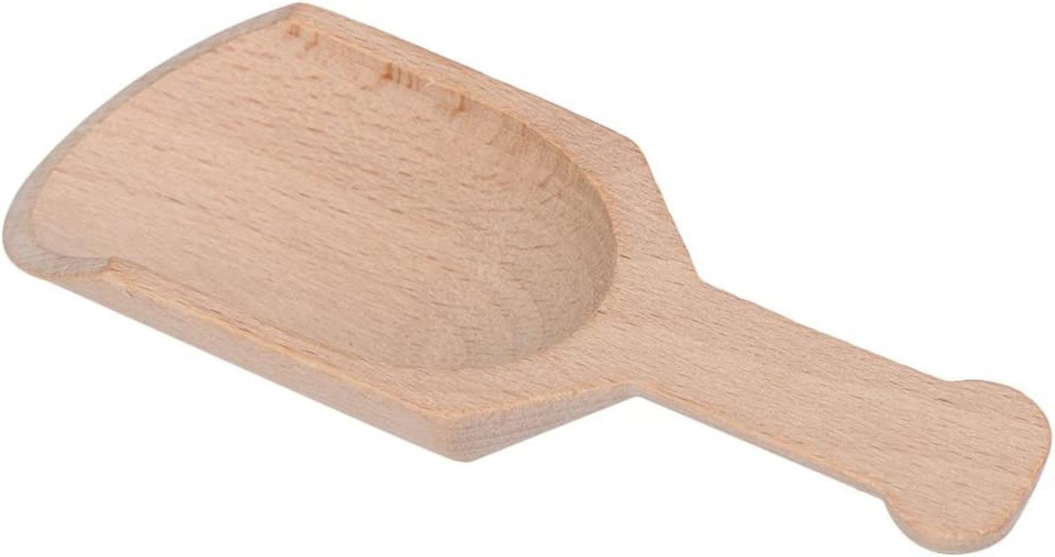 BQLZR 3 Inch Mini Beech Wooden Scoops Spoon for Candy Spices Parties Home Kitchen Tool Pack of 10 image number 3