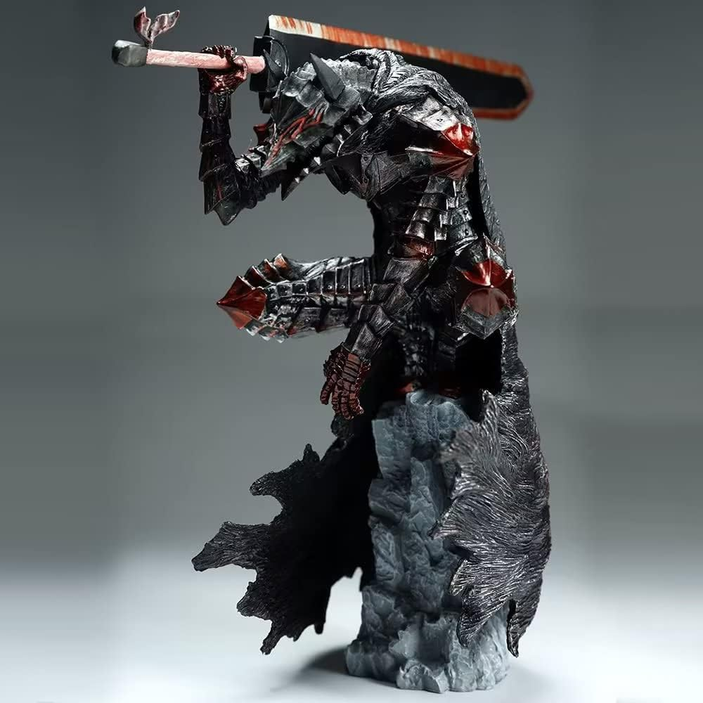 Berserk - Guts Anime Figures Model 25Cm9.8Inch Guts Battle Damaged Version Character Statue Toy Desktop Collections Decorations Kids Gift image number 6