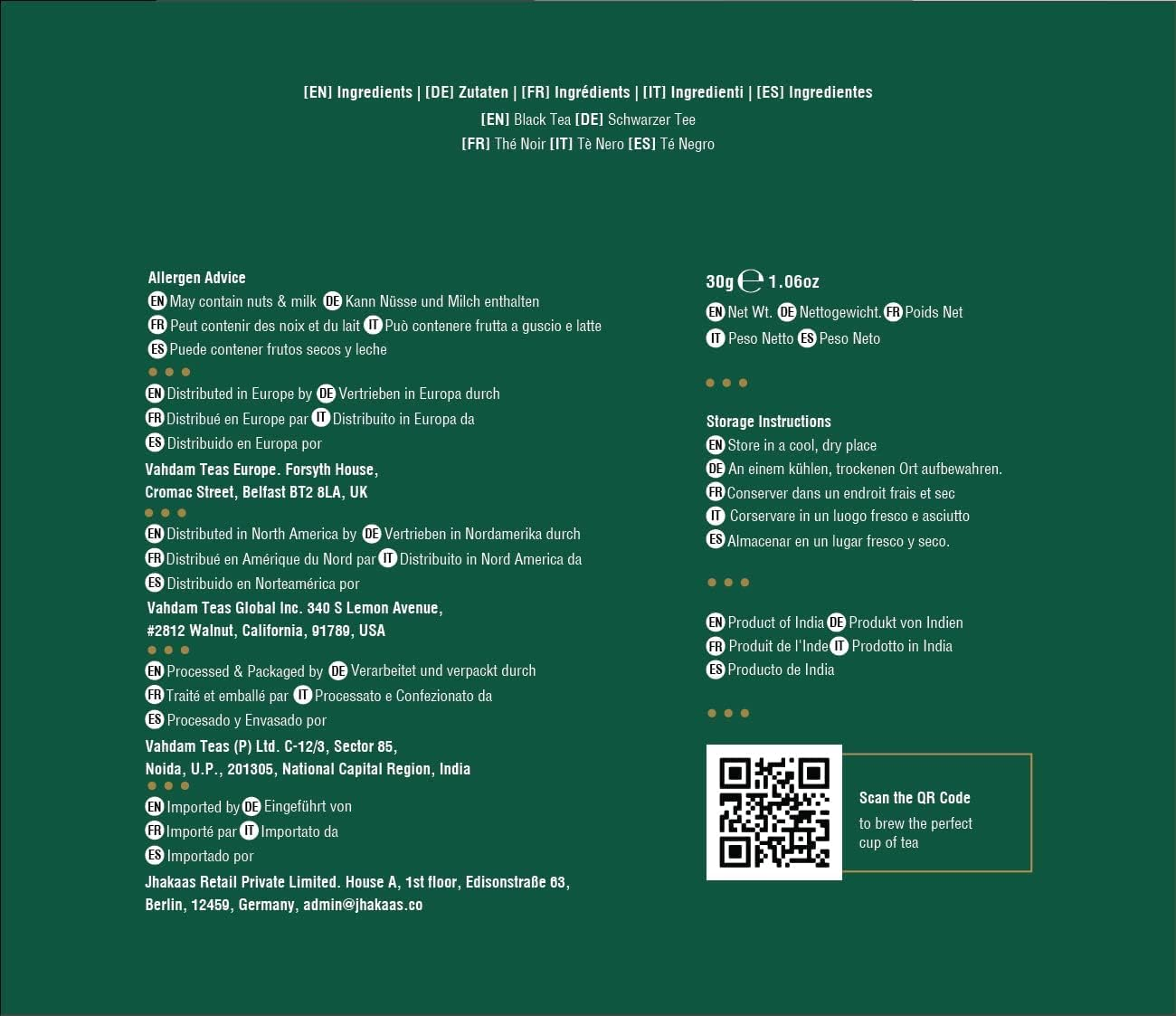 VAHDAM, English Breakfast Tea, 15 Tea Bags High Energy & Caffeine, Healthy Coffee Substitute | Strong, Robust & Tasteful Black Tea | Tea to Brew Hot, Ice or Milk | ANTIOXIDANTS Rich image number 4