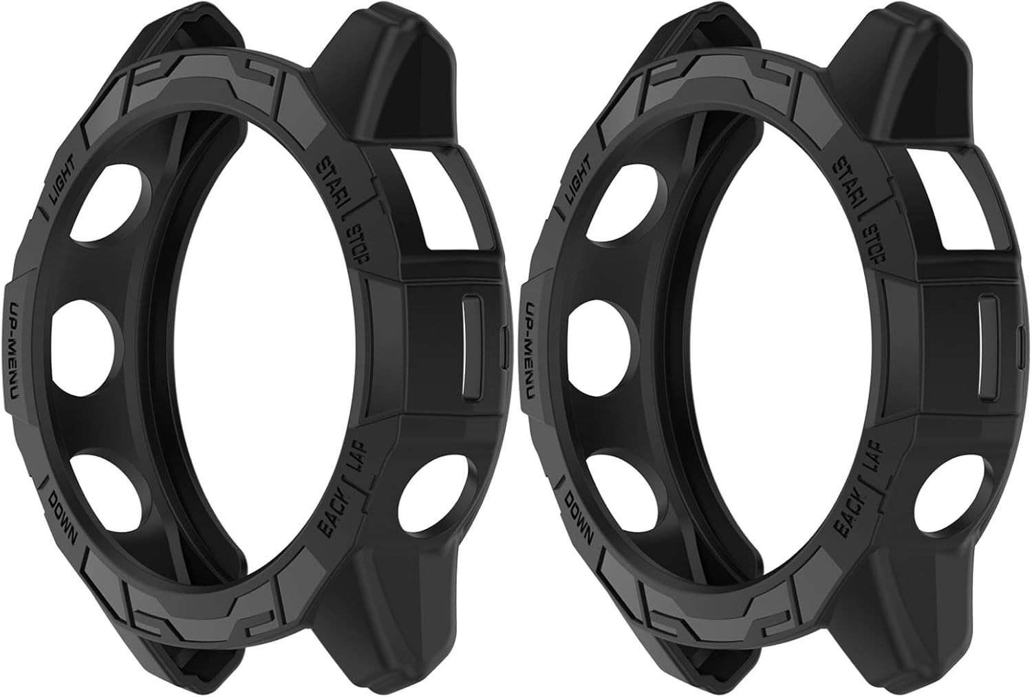 Chofit Cases Compatible with Garmin Epix Pro Gen 2 51Mm/Fenix 7X Pro Case, TPU Protective Cases Cover Watch Frame Protector Shell for Fenix 7X Pro/Epix Pro Gen 2 51Mm (Black)