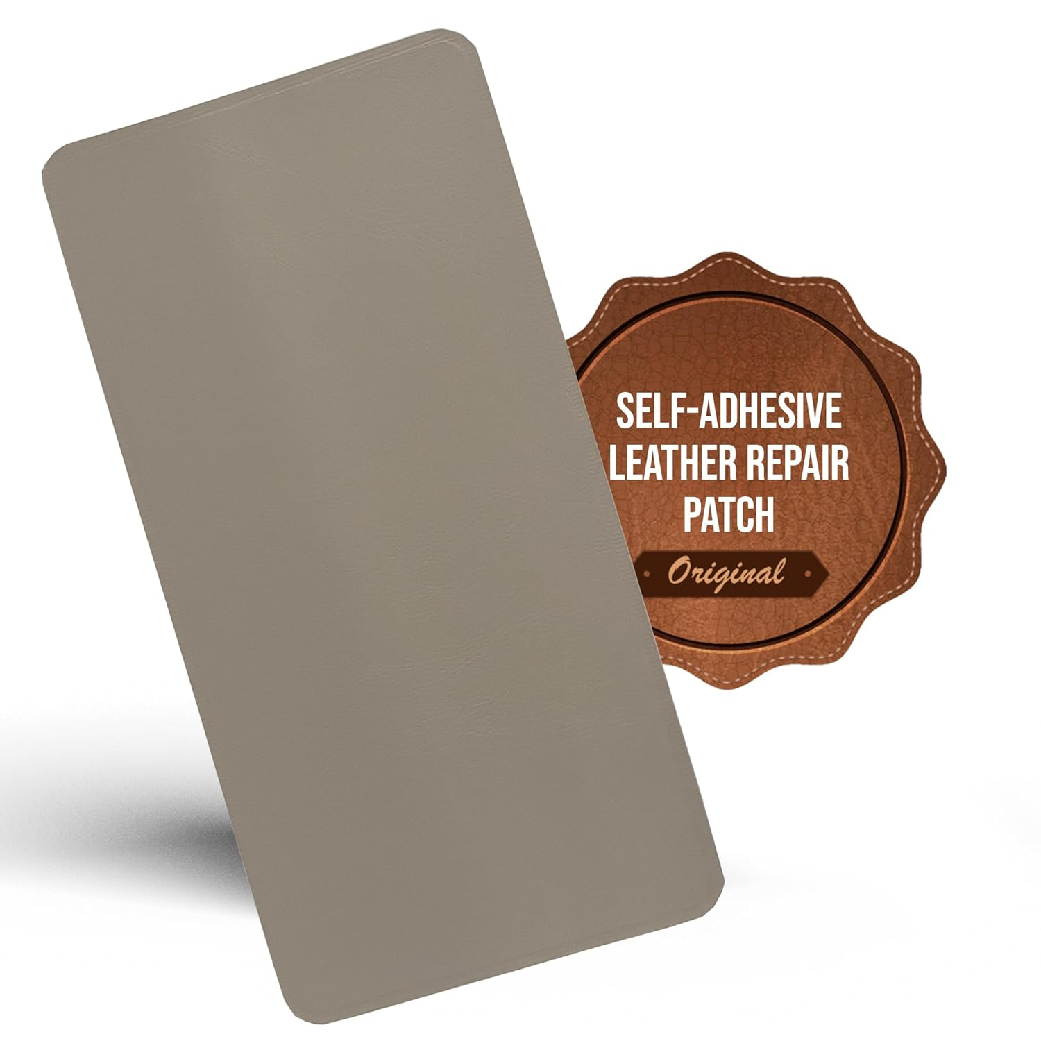 Mastaplasta Self-Adhesive Premium Leather Repair Patch - Mid-Brown 20Cm X 10Cm (8In X 4In). Your All-In-One Instant Upholstery-Quality Leather Repair Kit for Sofas, Car Interiors, Bags & DIY