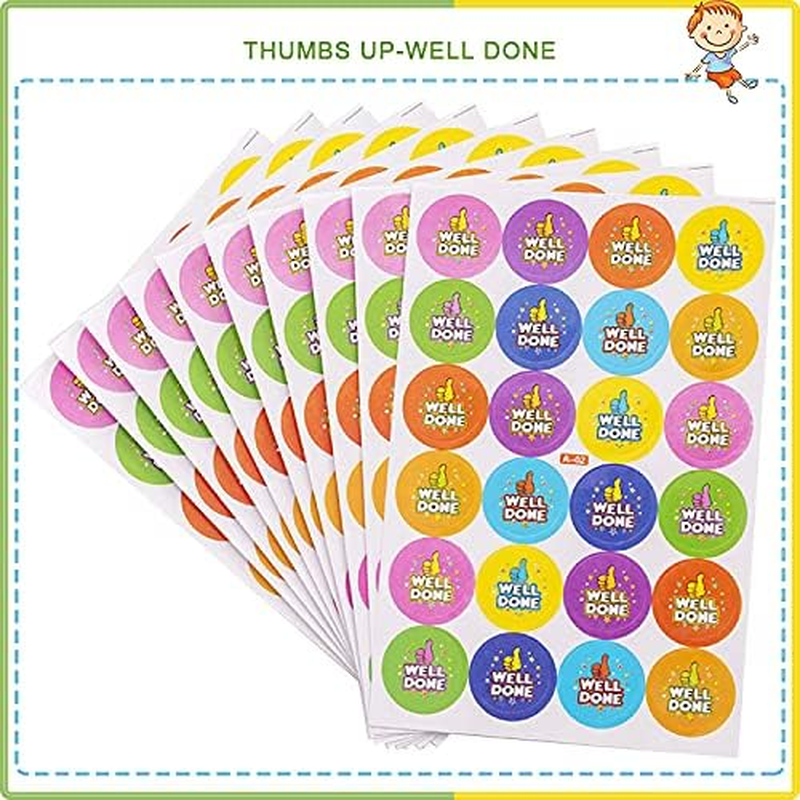 6 Packs English Encouragement Stickers for Elementary School Students,Animal Reward Stickers,Used in Teacher Supplies,Training Stickers and Motivational Stickers Etc image number 5