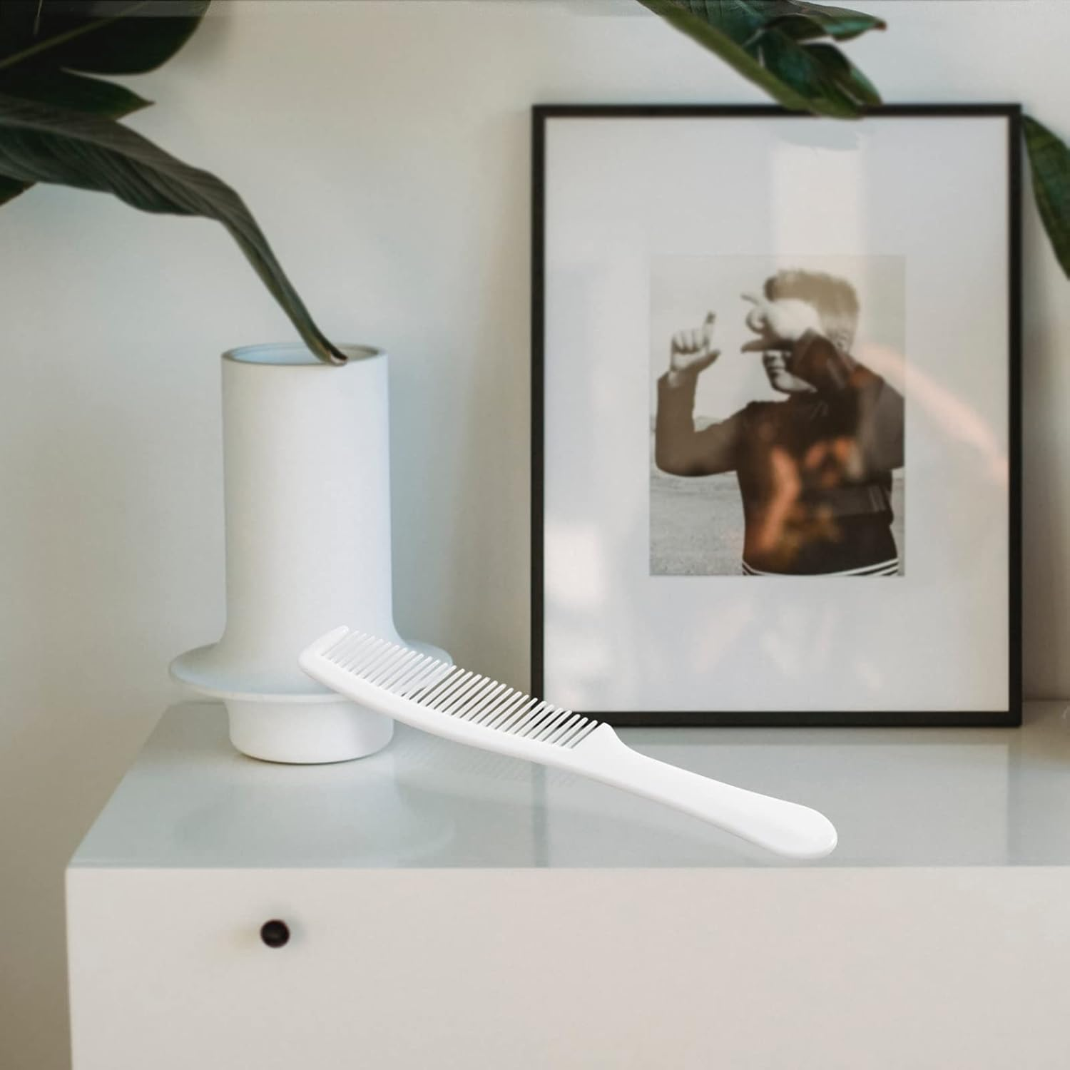 White Combs with Individually Wrapped, 7.1 Inch Disposable Combs in Bulk, Hygiene Hair Combs for Hotel, Salon and Homeless (50 Pack) image number 6