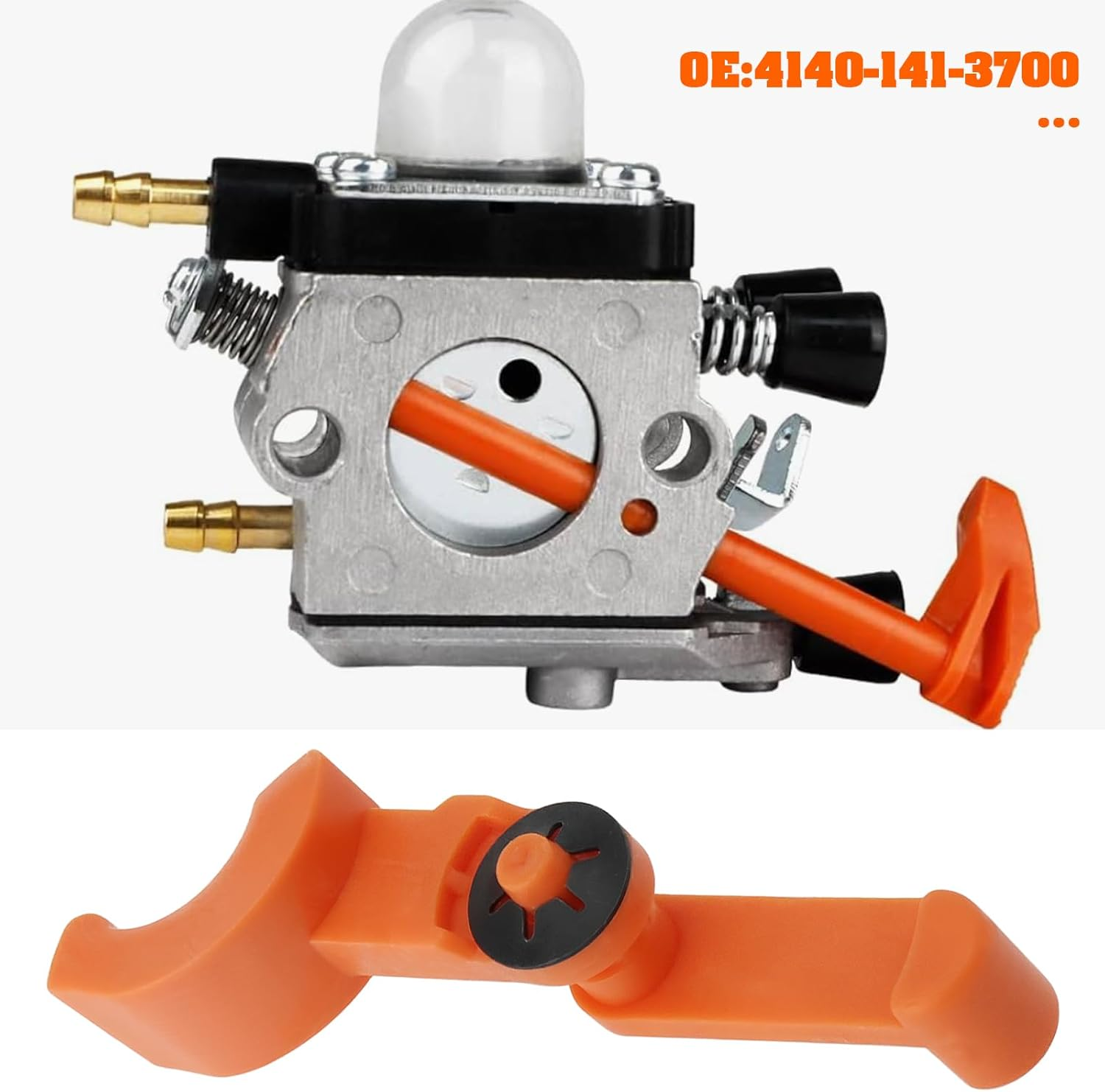 Ecsing Lawn Mower Choke Lever 4140-141-3700 Compatible with Stihl BG45 BG46 BG55 BG65 BG85 FS38 FS40 FS45 FS46 FS55 image number 2