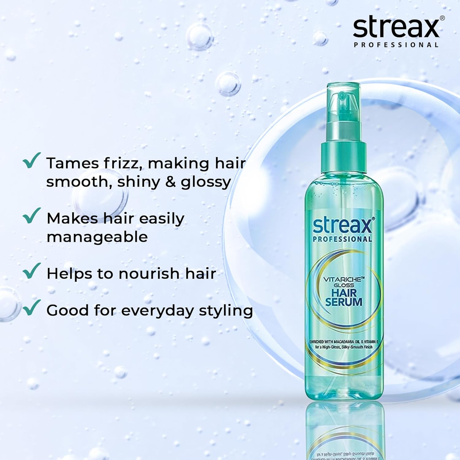 Streax Pro Hair Serum VITA Gloss- Combo (200Ml) image number 3