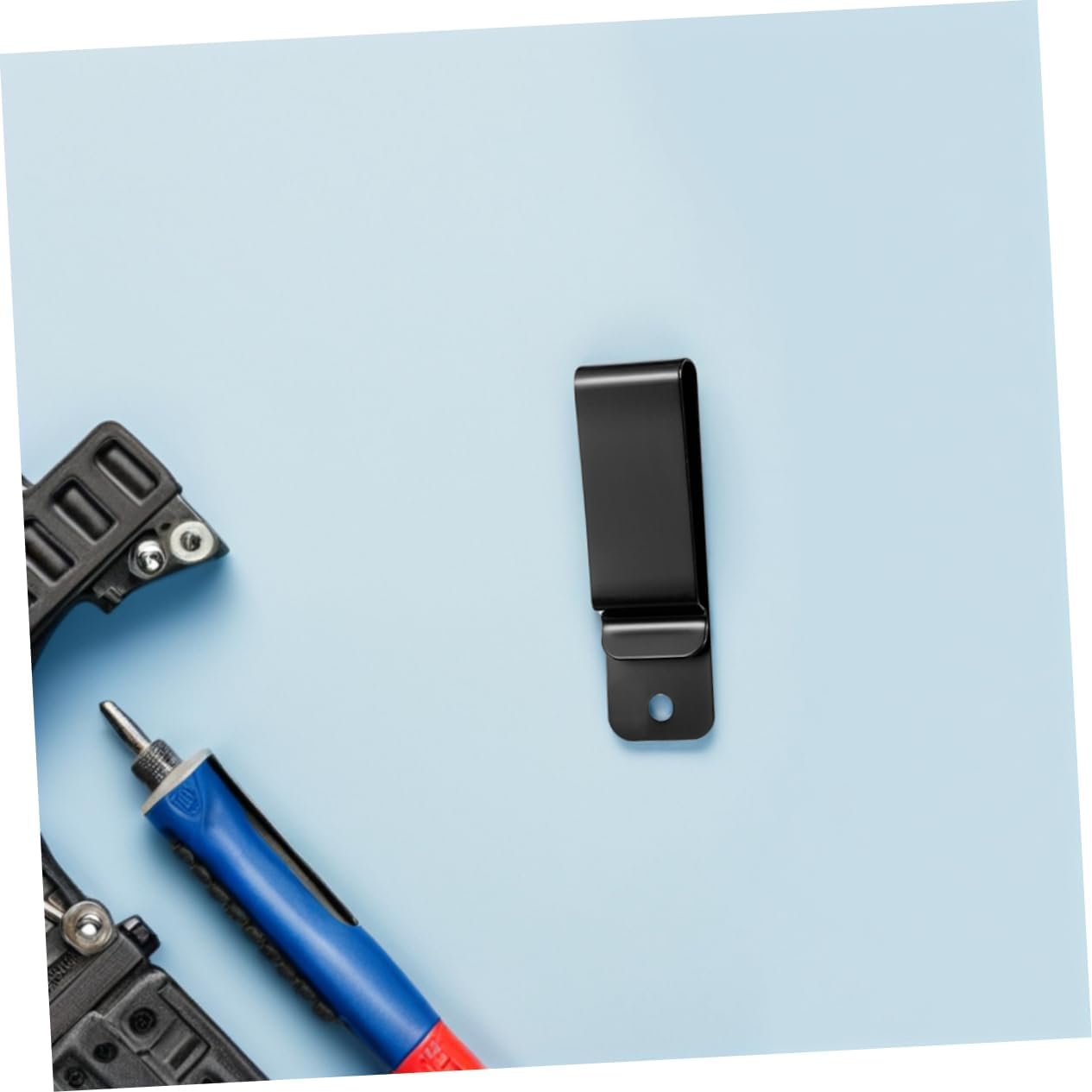 EXHUMKY Camping Bag Clip Metal Spring Clip Trigger Spring Keyring Buckle Versatile Lightweight Secure Key Holder for Travel Everyday Use and Camping image number 1