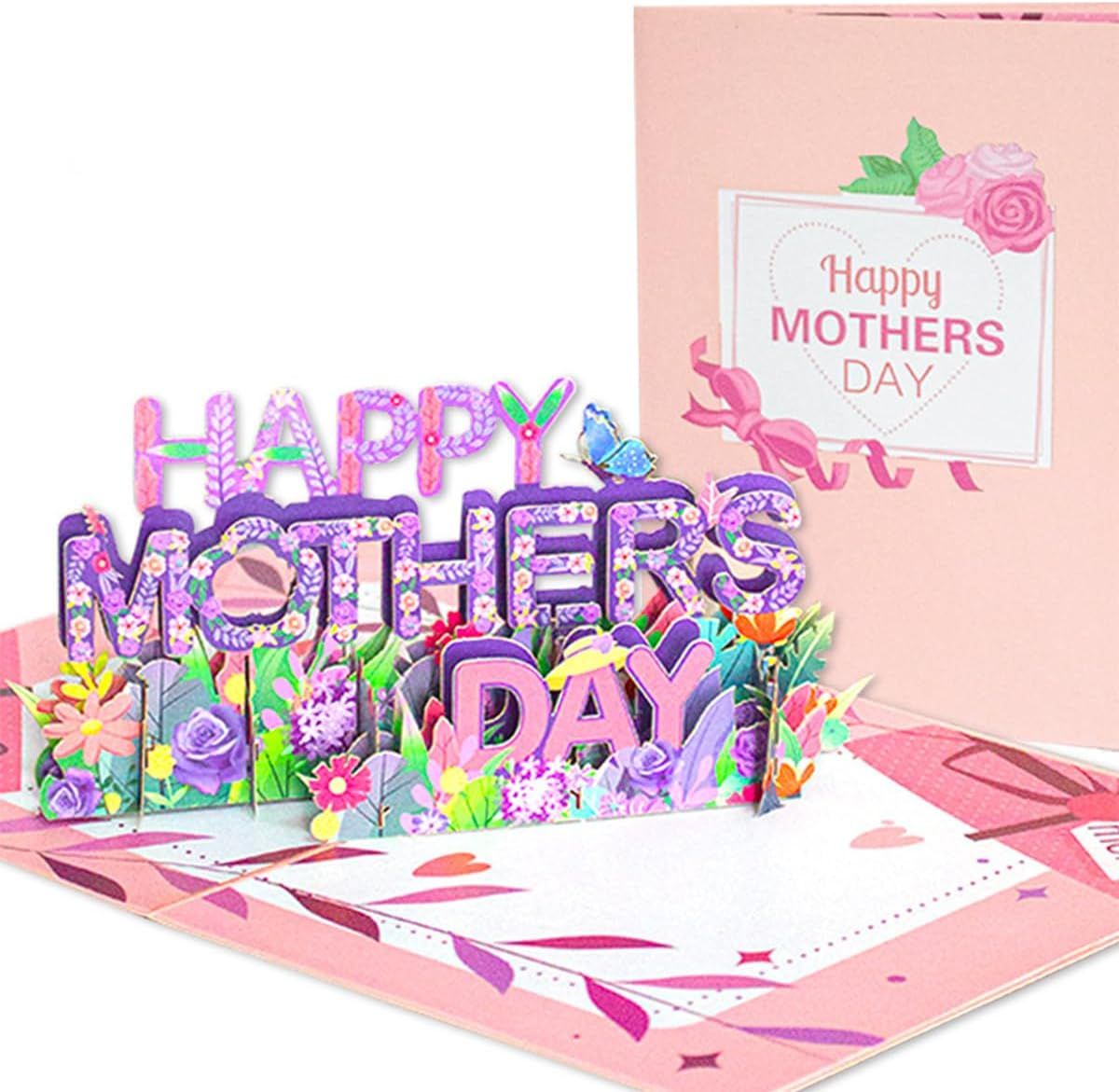Mother'S Day Pop up Card, 3D Pop up Greeting Cards,Mother'S Day Card with Envelopes and Blank Note image number 4