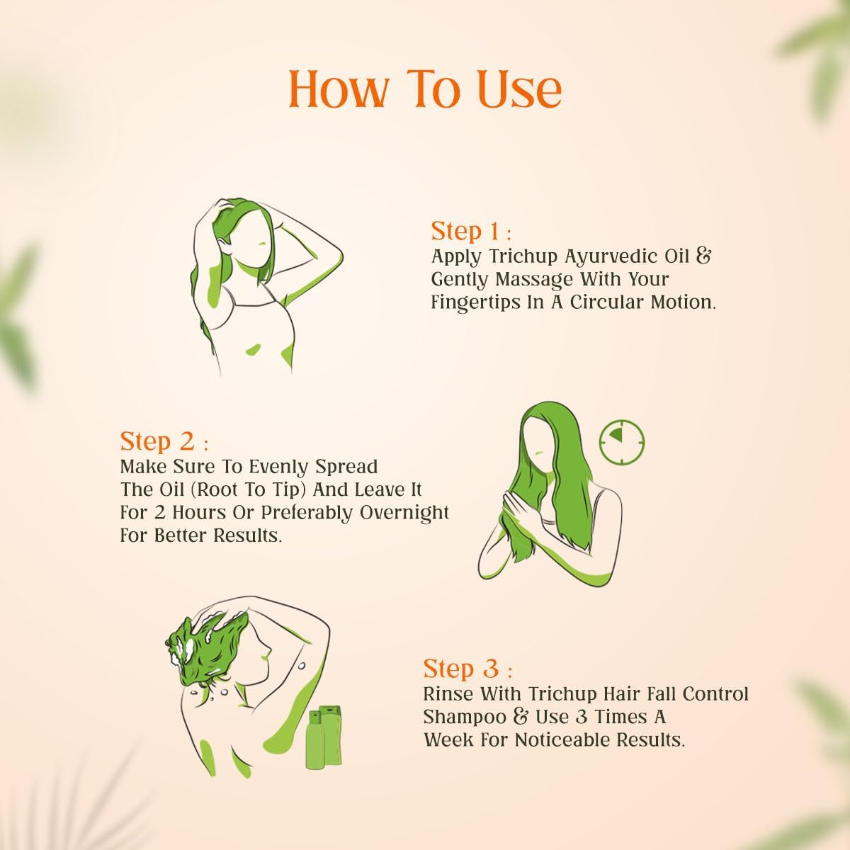 Trichup Hair Fall Control Herbal Hair Oil (100 Ml) (Pack of 4) image number 1