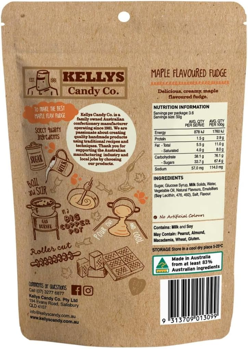 Maple Fudge 180G | Delicious Creamy Maple Flavoured Fudge image number 3