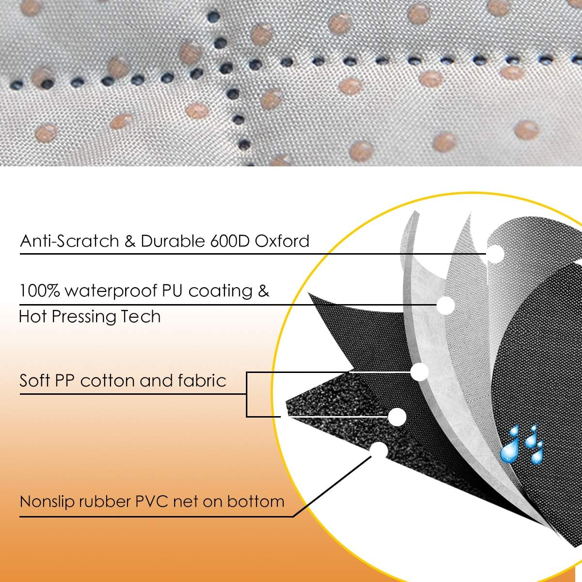 Honest Dog Car Seat Covers, Dog Seat Cover with Side Flap for Cars, Trucks, and Suv'S - Waterproof & Nonslip Pet Seat Cover for Backseat image number 5