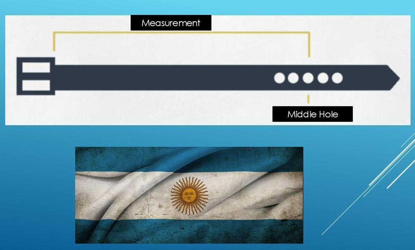 CARLOS DIAZ Mens Womens Unisex Argentinian Brown Leather Embroidered Polo Belt (100 Cm/ 36 Inches) image number 2