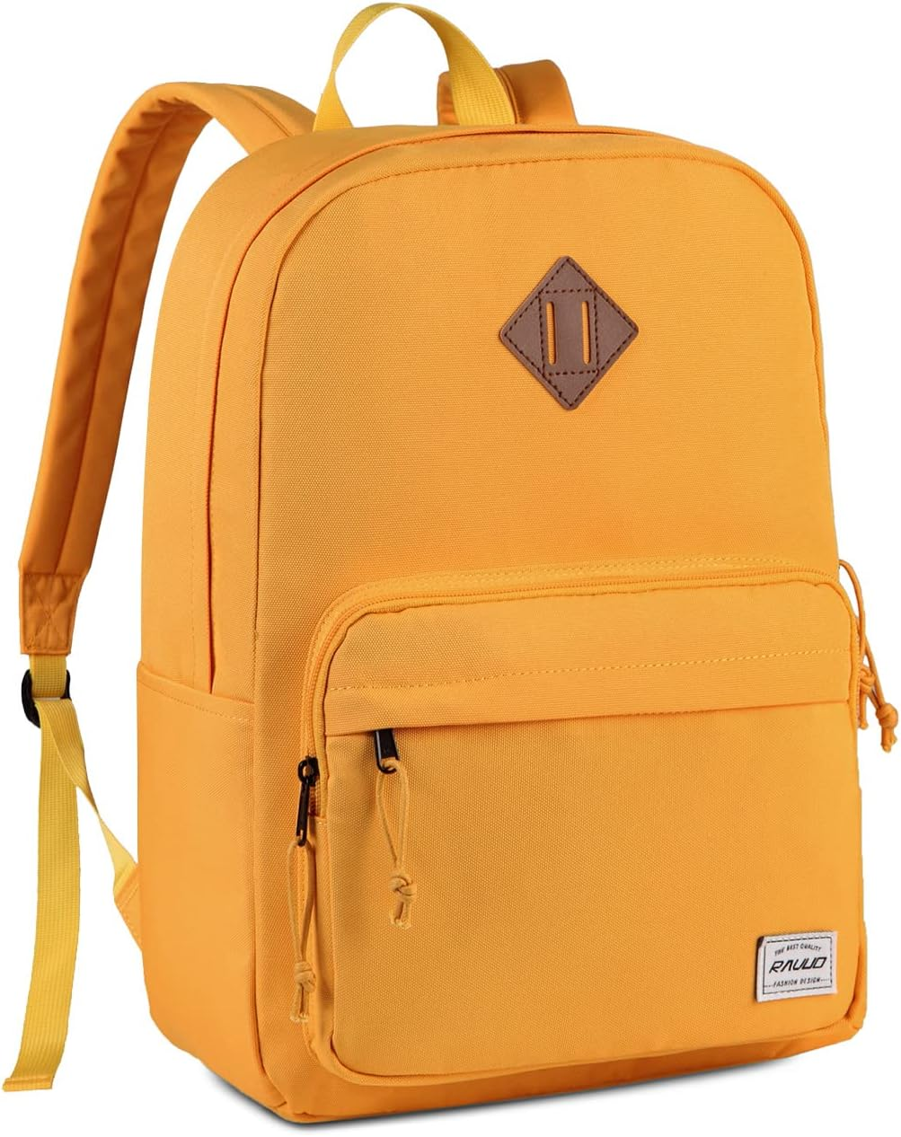 School Backpack for Boys Girls,Ravuo Lightweight Men Women Bookbag Casual Teens Schoolbagw Two Front Pockets for Study Travel