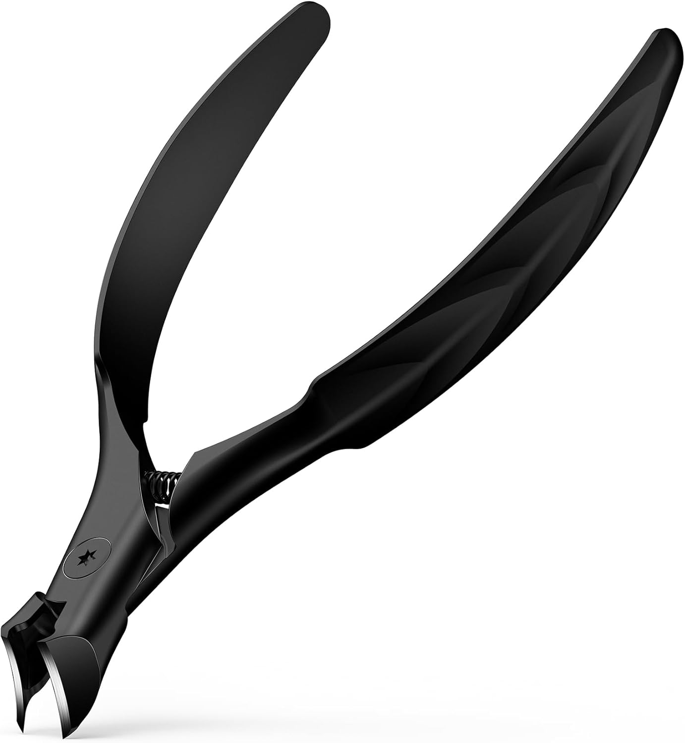 FERYES Wide Jaw Thick Toenail Clippers Thick Toenails - Precision Stainless Steel Toe Nail Clippers for Thick Nails for Seniors with Catcher - Silver