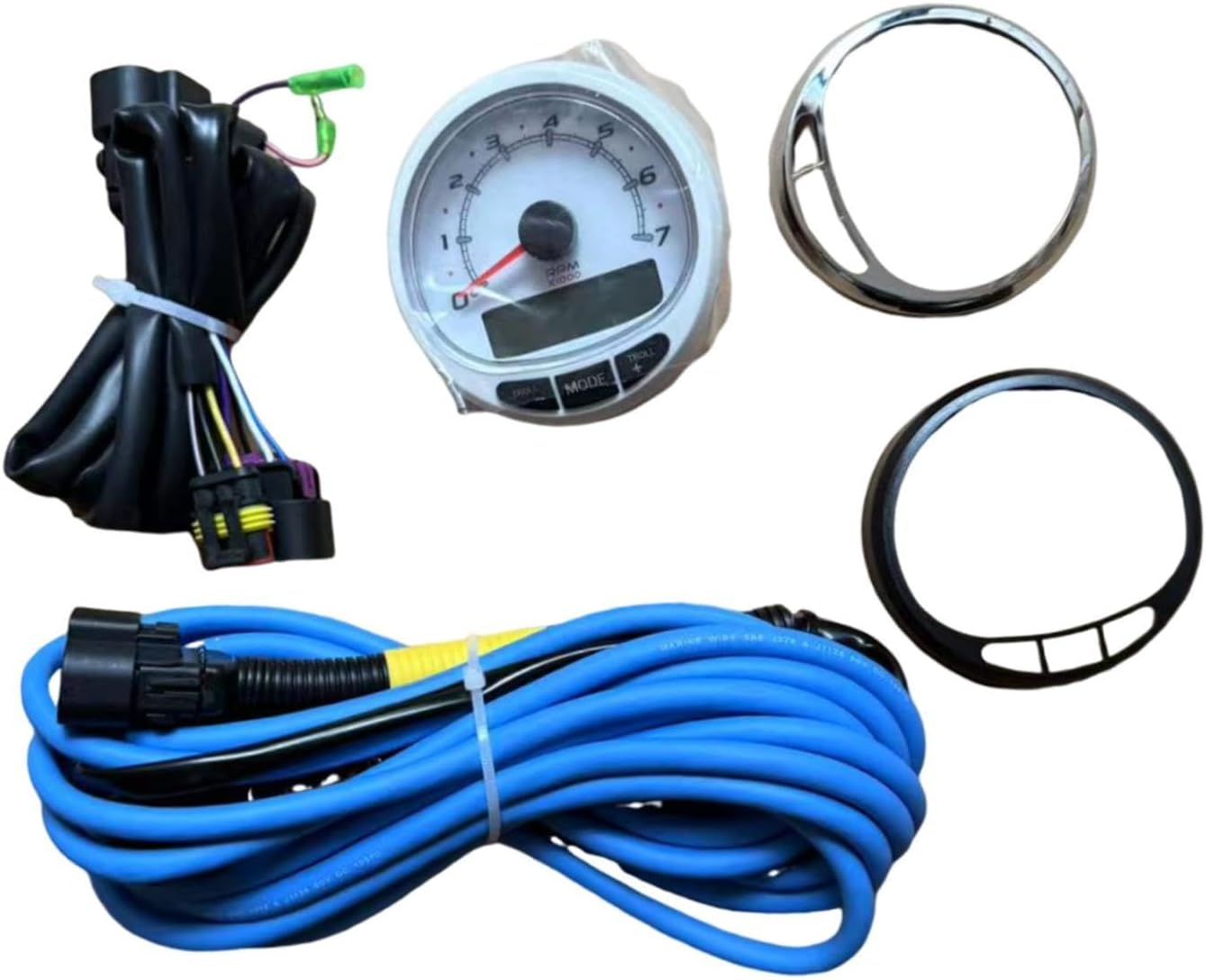 Outboard Motor Tachometer Kit Replace 8M0135634 3 Feet Long Harness Practical image number 3
