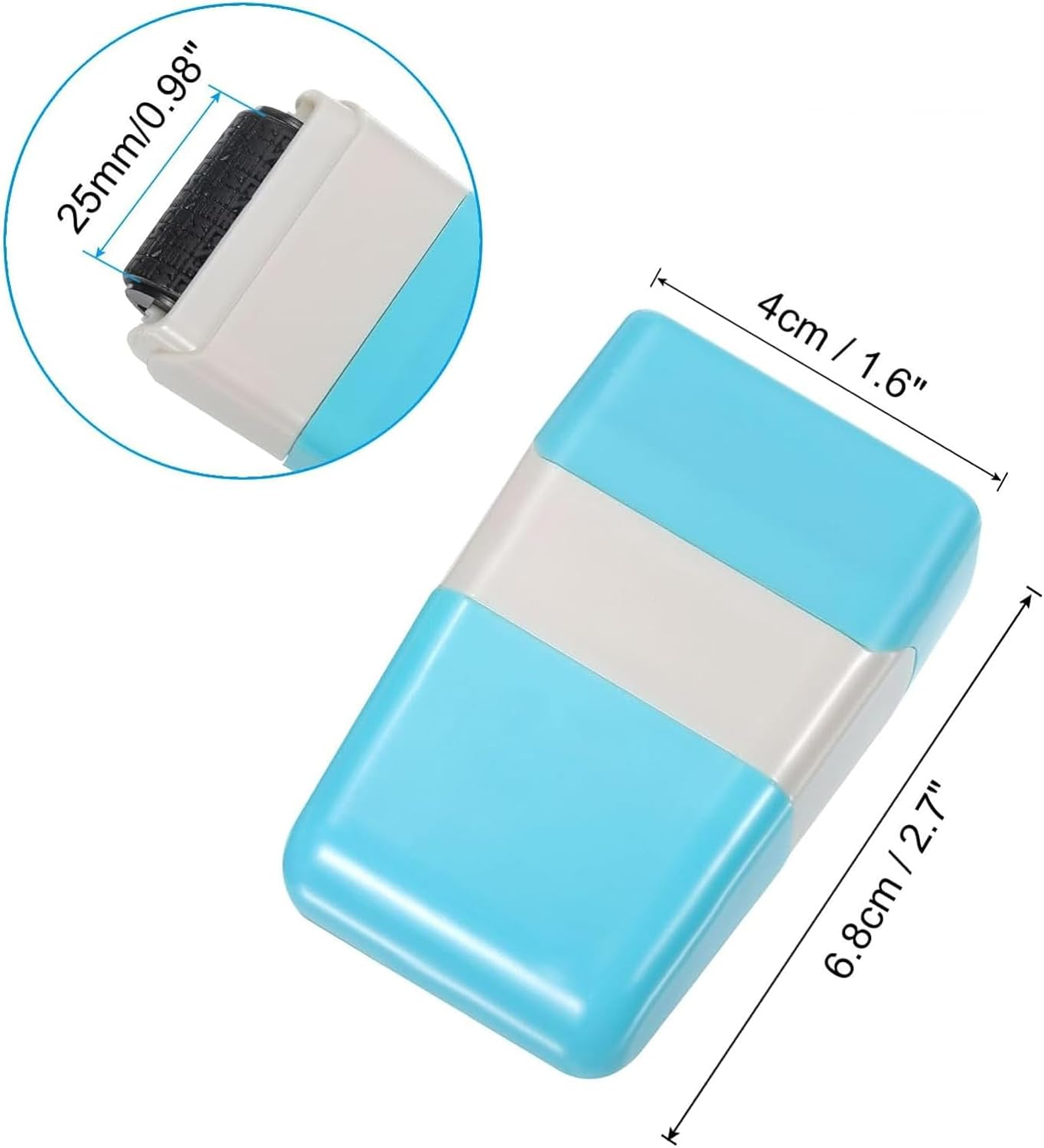 Pacify 3 PCS Identity Theft Protection Roller Stamp Wide Confidential Identity Data Guard Security Blocker Roller Stamps for School Home Office Privacy Protection (B-3PCS) image number 5