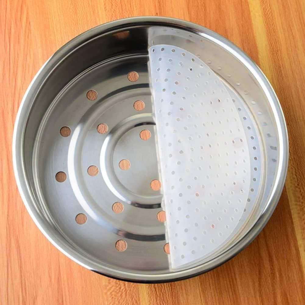 Reusable Silicone Rice Cooker Pad,Fireproof Thickened Silicone Rice Mat for Rice Cooker Non-Stick round Steamer (26Cm) image number 2