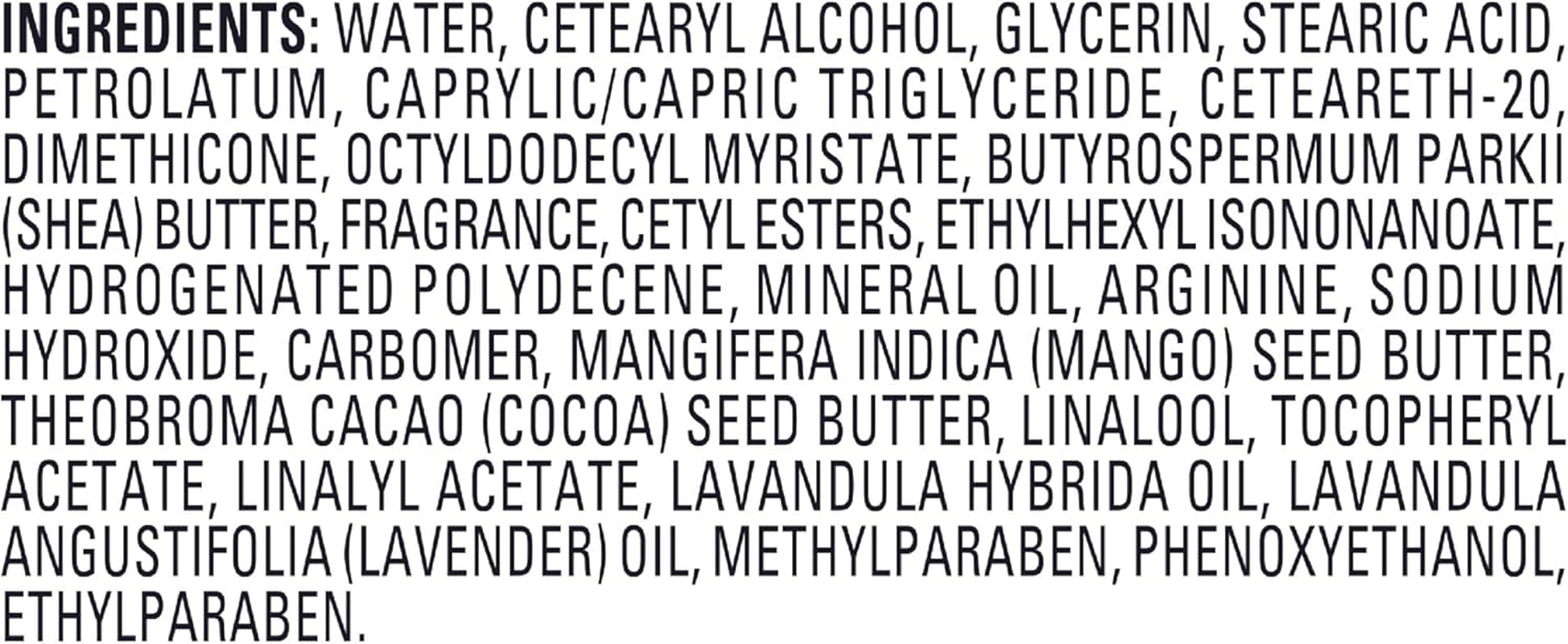 Jergens Lavender Body Butter Hand and Body Lotion, Moisturizer for Women, with Essential Oils for Indulgent Moisturization, 7 Oz image number 1