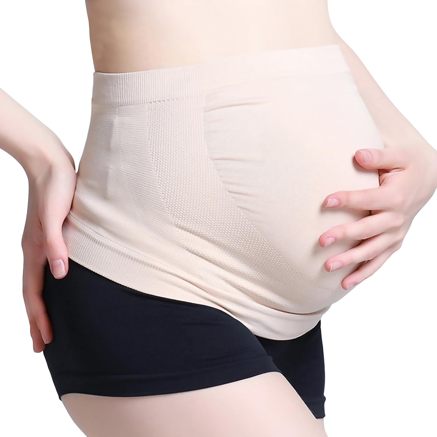 Belly Band for Pregnancy, Seamless Maternity Belly Band, Soft and Comfortable Pregnancy Support Belly Belt