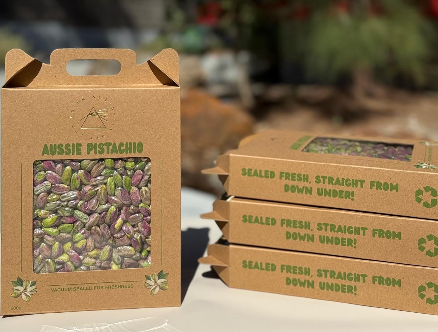 Raw Australian Pistachio Kernels I Premium Grade I Vacuum Sealed Nuts I Fresh, Crunchy I Perfect for Baking and Dubai Chocolate I Natural, No Additives, No GMO, Vegan-Friendly. (500 Grams) image number 3