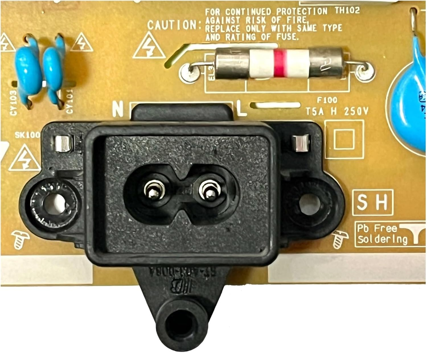 TV Power Board EAX66923301(1.4) EAY64388841 P65LIU-16CH2 Accessories，Compatible for 65UH6156-UB TV Repair Parts image number 2