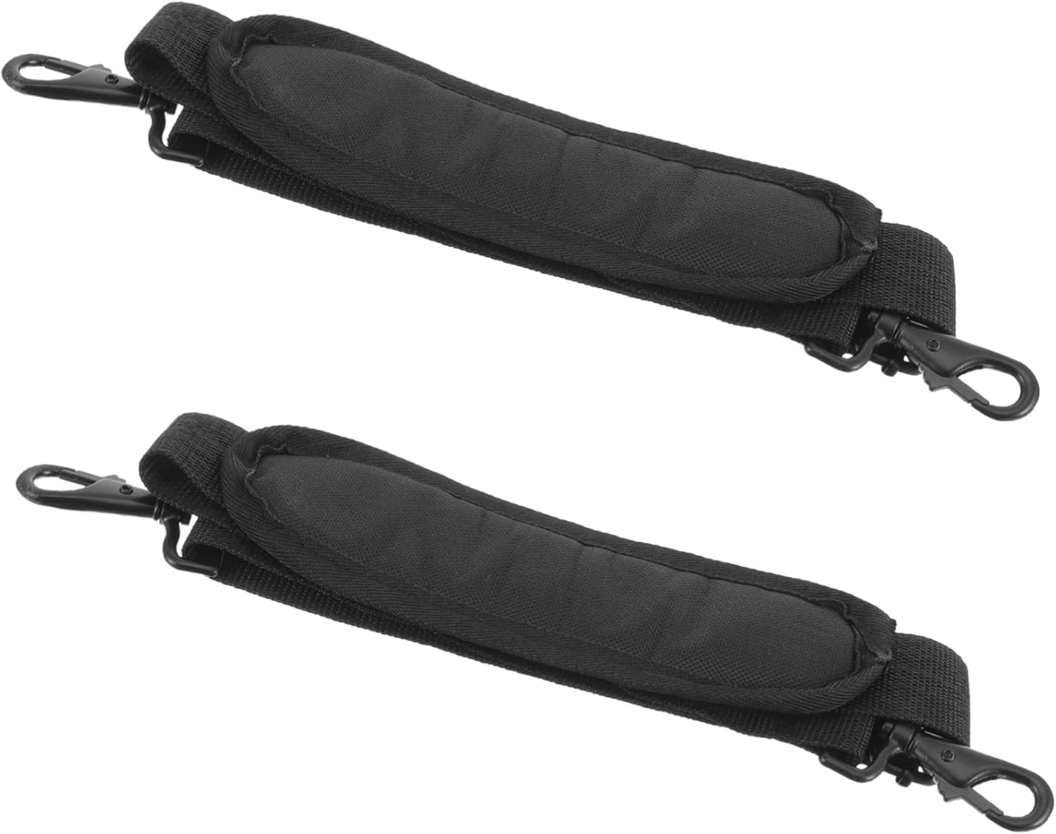 Totority 2Pcs Backpack Straps Replacement Webbing Straps with Buckles Bags Carry Duffle Bag Violin Backpack Straps Bam Violin Case Straps Messenger Suitcase Belt Violin Bag Kit Canvas Black image number 4