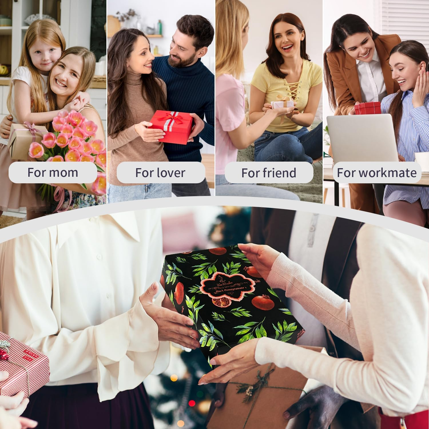 Wax Wonders Candles for Home Scented & 2 Bath Bombs Set - 7.05OZ Aromatherapy Candles Gifts for Women,Soy Wax,Bubble Spa,Ideal for Valentine, Birthday, Mother'S Day, Thanksgiving, Christmas Gifts image number 1