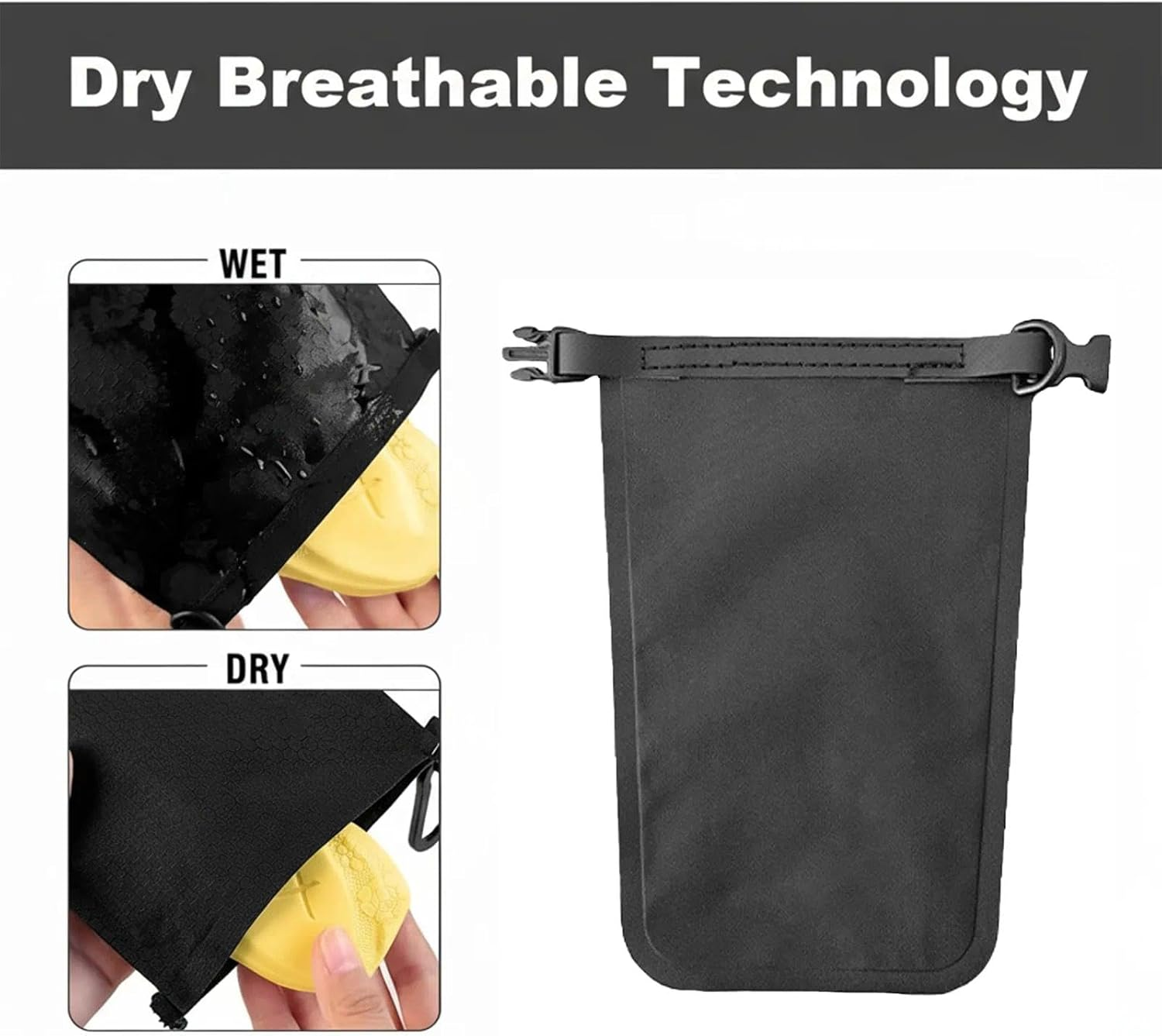 Waterproof Soap Bag for Travel, Leak-Proof Design, Durable and Compact, Eco-Friendly Material, Lathering Bag for Quick Foam, Ideal for Camping & Outdoor Use, Compatible with Most Soaps &ndash; Fengea image number 3