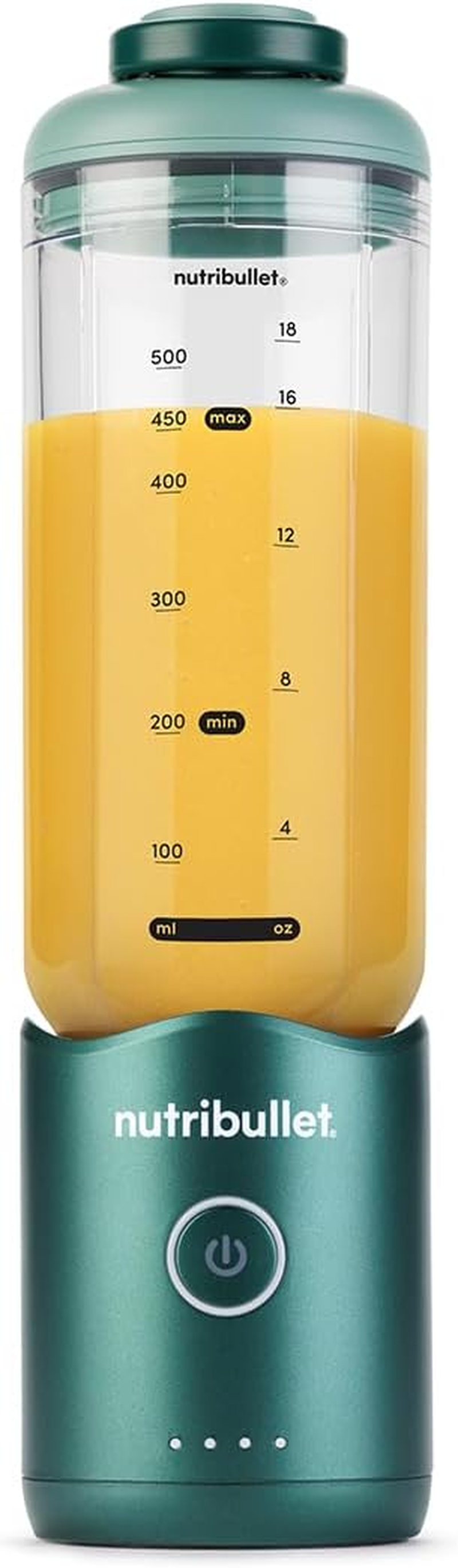 Nutribullet Flex Blender in Graphite - High Capacity 500Ml - Travel-Ready - Detachable Blades - Battery Indicator - Portable Design - Sleek & Compact - Easily Blend - for Smoothies & Juices