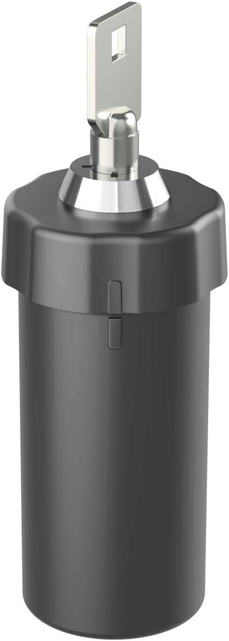 Ezy Dose Ezy Dose Locking Container │Secure Small Valuable Items │Durable Nylon Canister Locks with Key, Large, Black image number 2