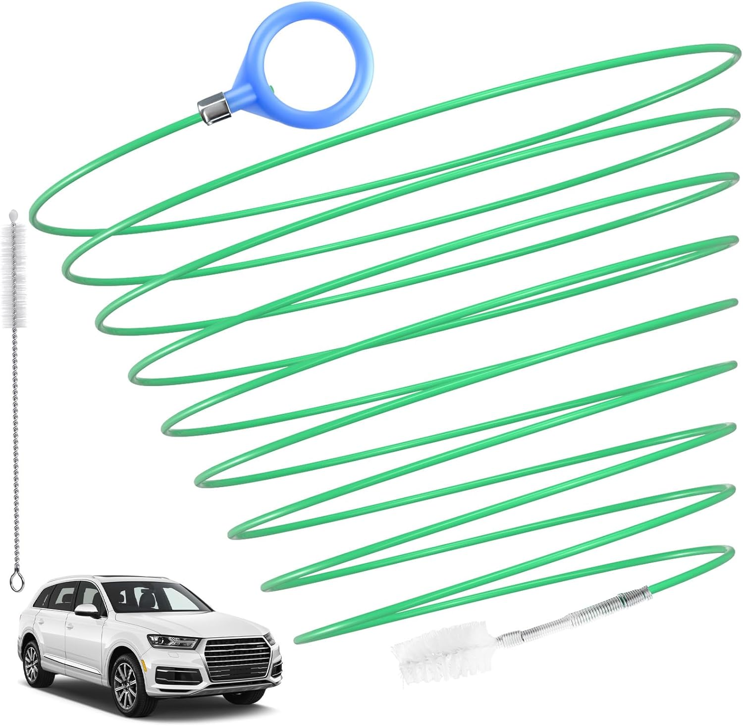 Auto Sunroof Drain Cleaning Tool, 196 Inch Flexible Tube Cleaning Brush, Flexible Drain Brush Extra Long Pipe Cleaners for Car, Car Sunroof Drain Hole Cleaner for Drains, Sewers, Windshields image number 5