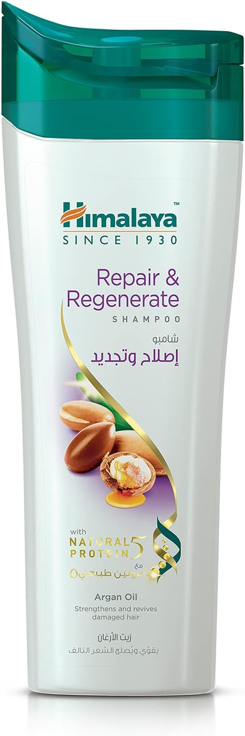 Himalaya Repair and Regenerate Shampoo with Goodness of Argan Oil, Revives Damaged Hair for Strong and Healthy Hair, 400 Ml image number 5