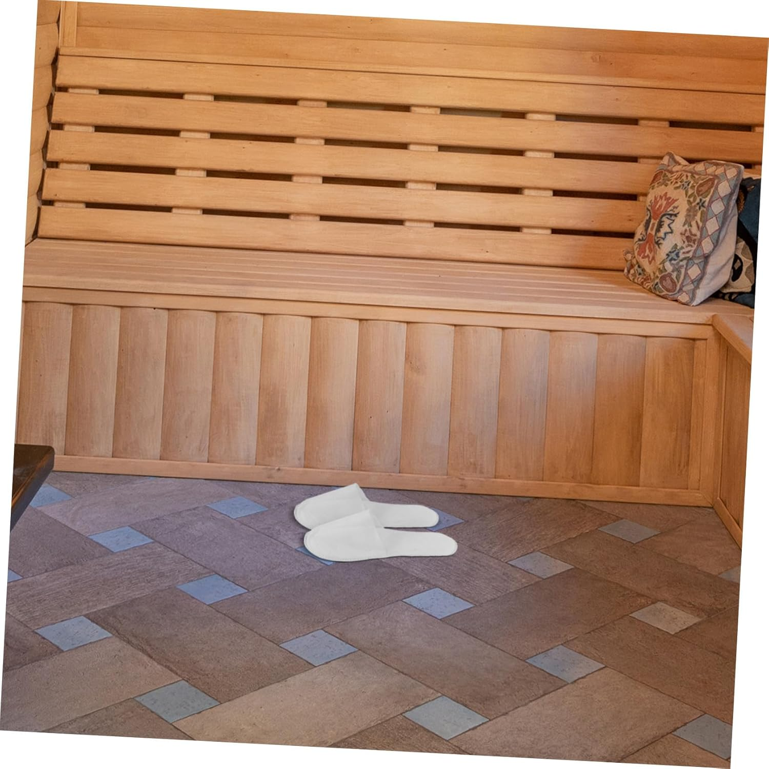 20 Pairs Disposable Non Slip Home Slippers Bulk Guest Shoes for Indoor Use Hotel Spa Breathable Comfortable Footwear image number 1