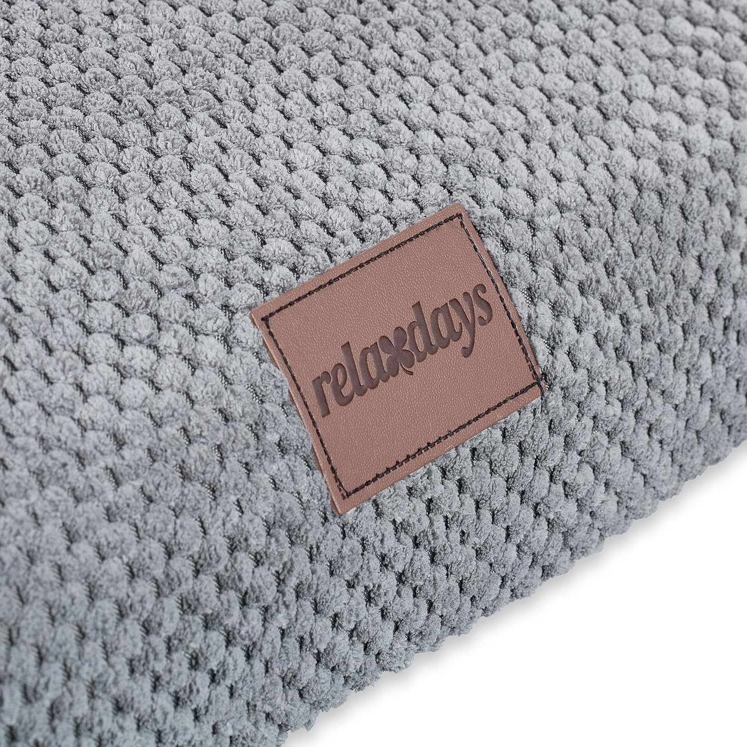 Relaxdays Dog Stairs 3 Steps for Dogs & Cats, HBT: 33 X 41 X 54 Cm, Soft Pet Stairs, Bed and Couch, Grey image number 4