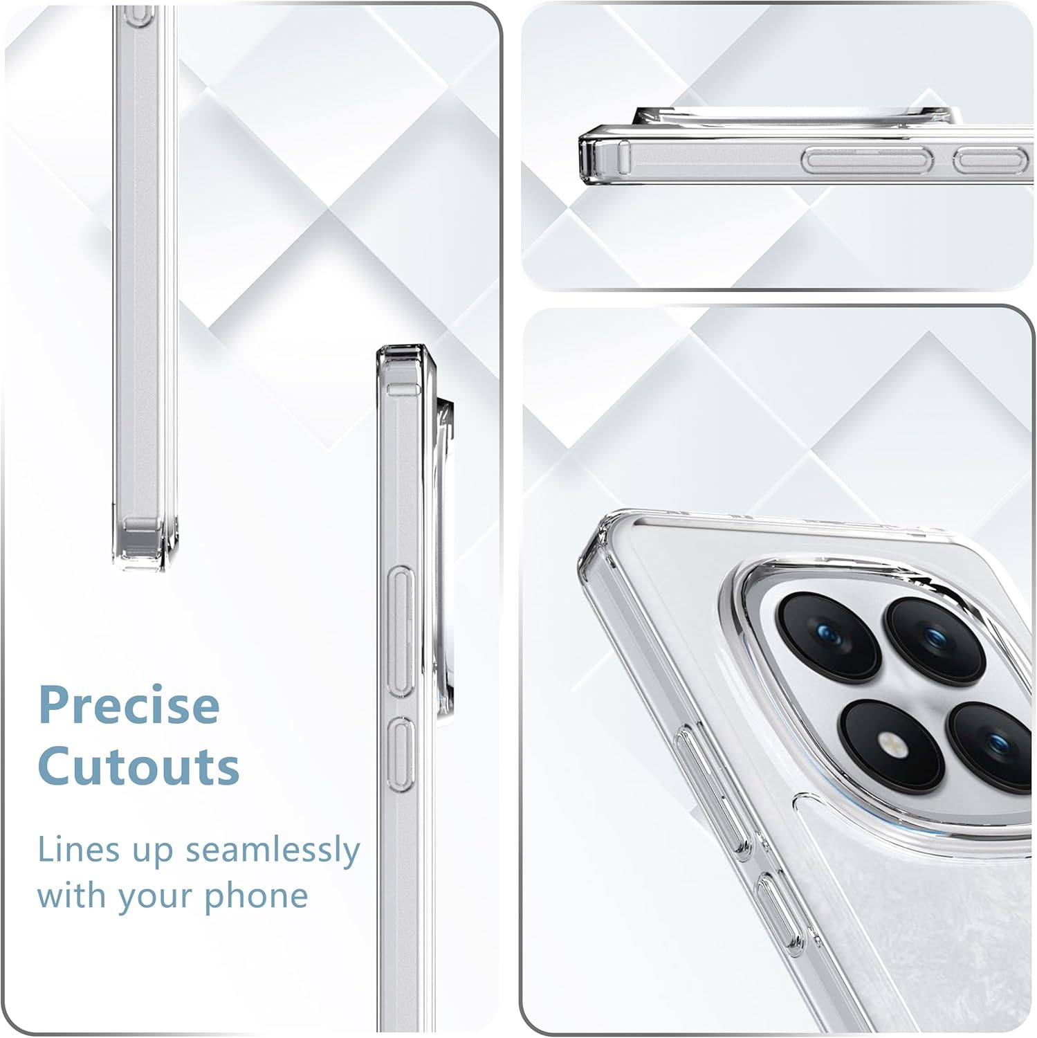 Anoowkoa TPU Case for Xiaomi Redmi Note 15 Pro Plus/Redmi Note 15 Pro+ 5G Phone Case Clear with Built-In Camera Lens Protector Thin Transparent Protective Back Cover Soft Flexible Silicone Case - Google 10/Pro image number 6
